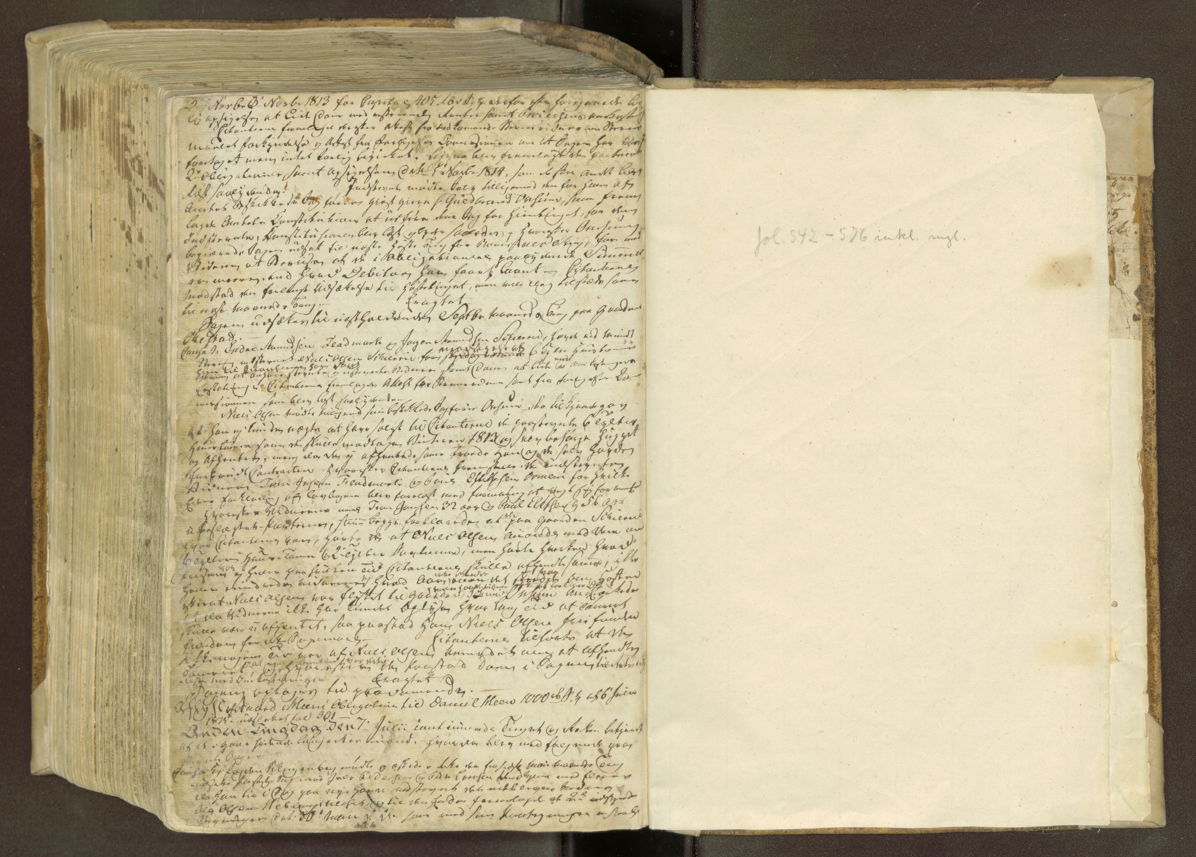 Romsdal sorenskriveri, SAT/A-4149/1/1/1A/L0018: Tingbok, 1803-1815