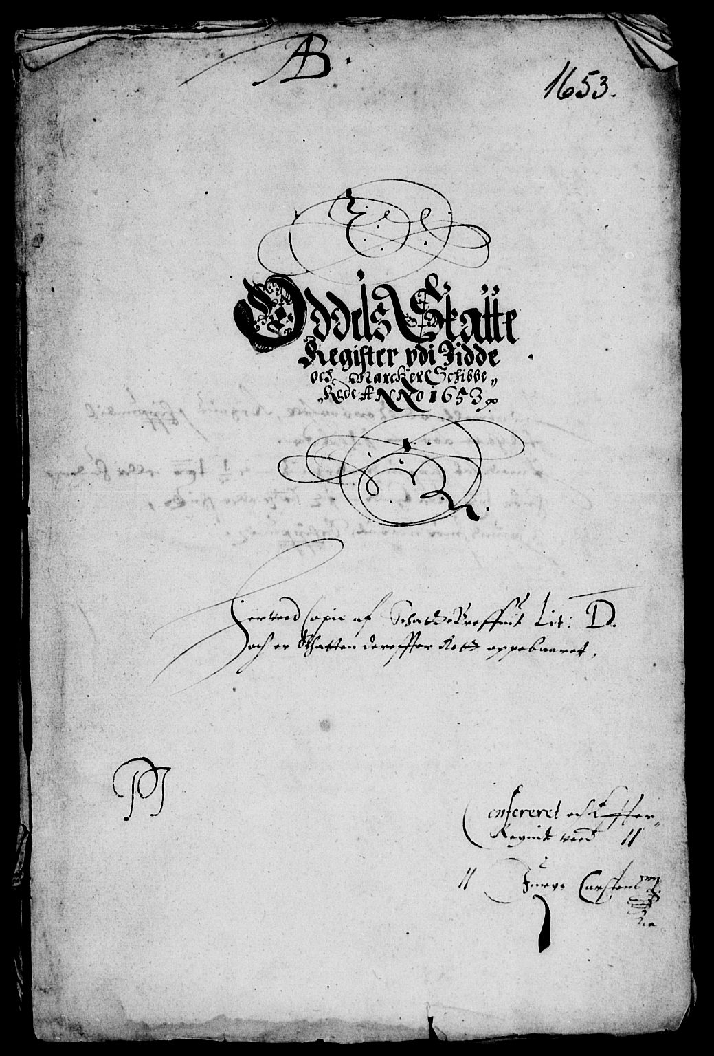 Rentekammeret inntil 1814, Reviderte regnskaper, Lensregnskaper, RA/EA-5023/R/Rb/Rbb/L0006: Idd og Marker len, 1650-1656