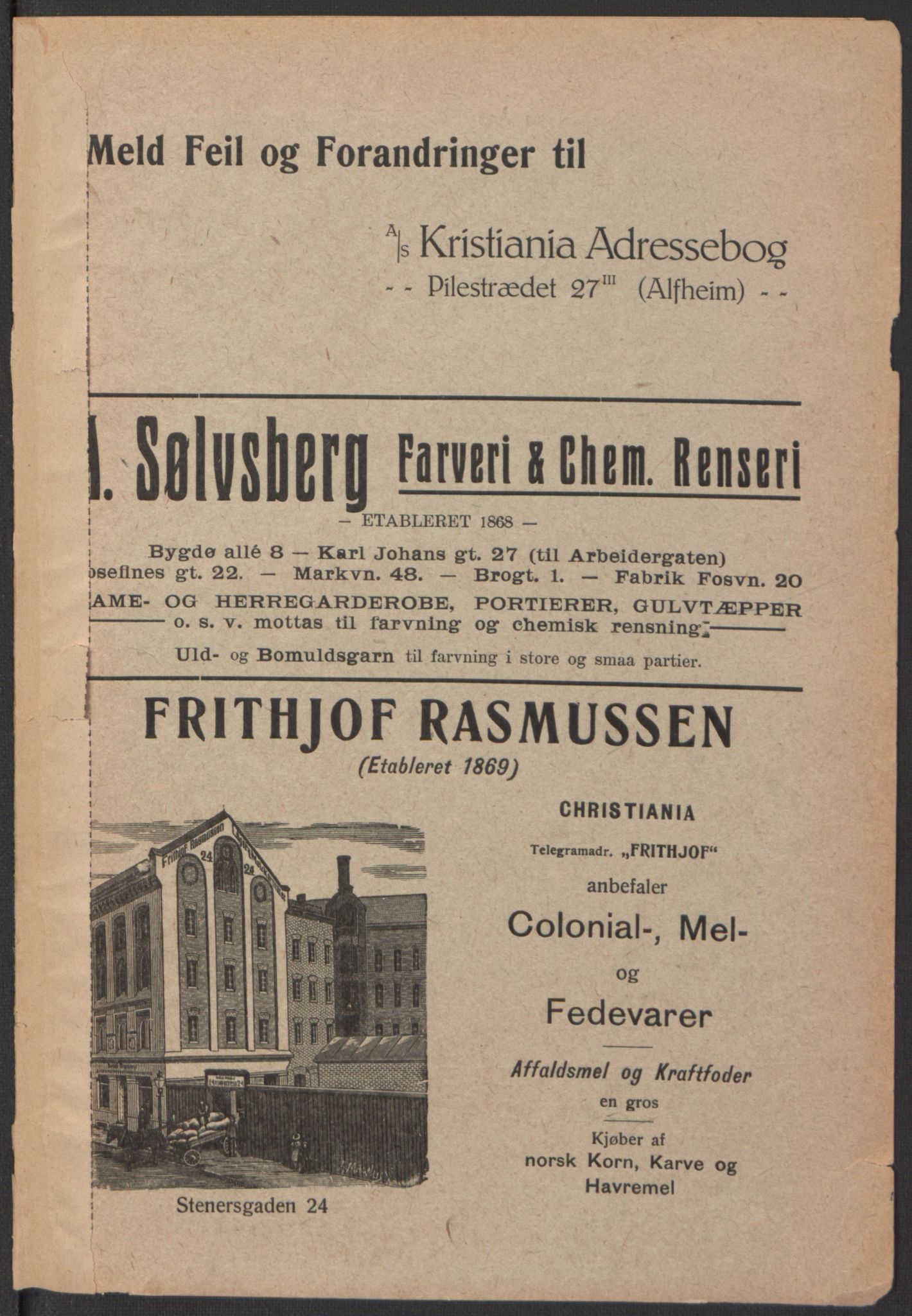 Kristiania/Oslo adressebok, PUBL/-, 1918, s. 2374