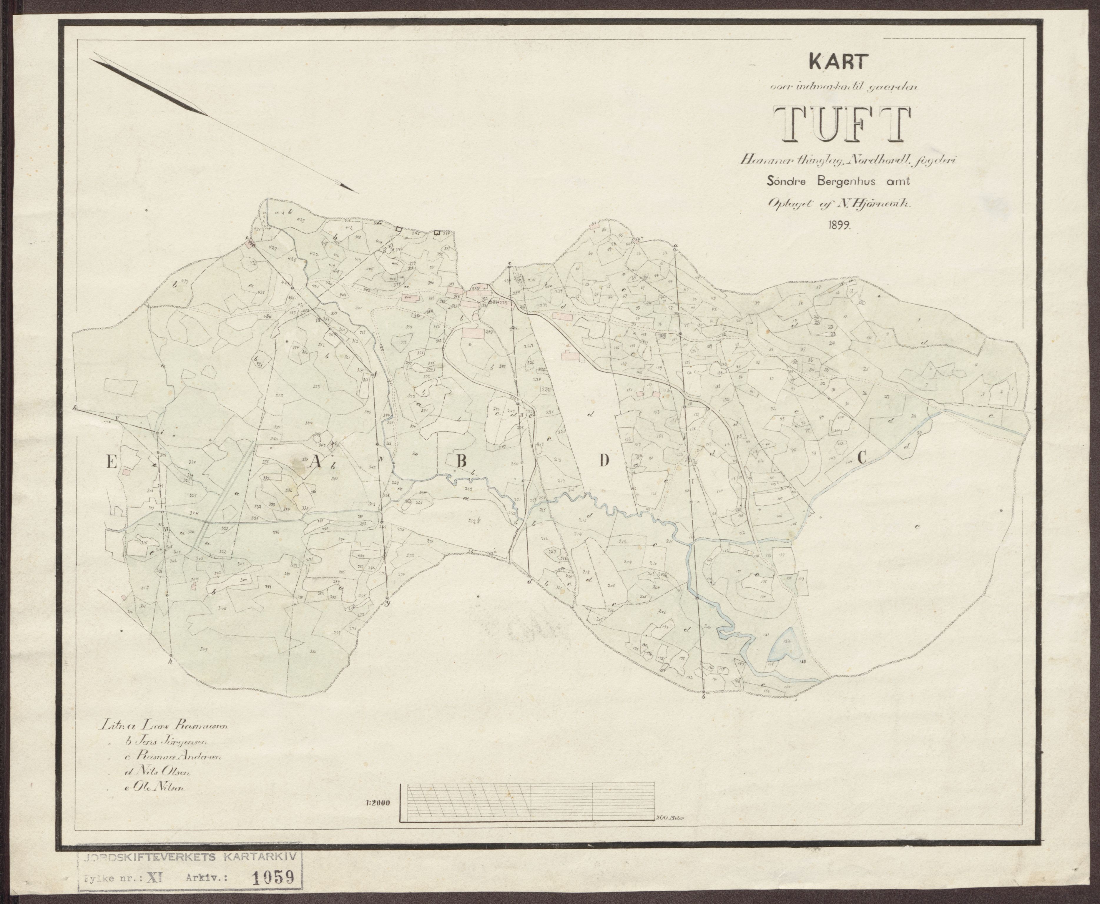 Jordskifteverkets kartarkiv, RA/S-3929/T, 1859-1988, s. 1205