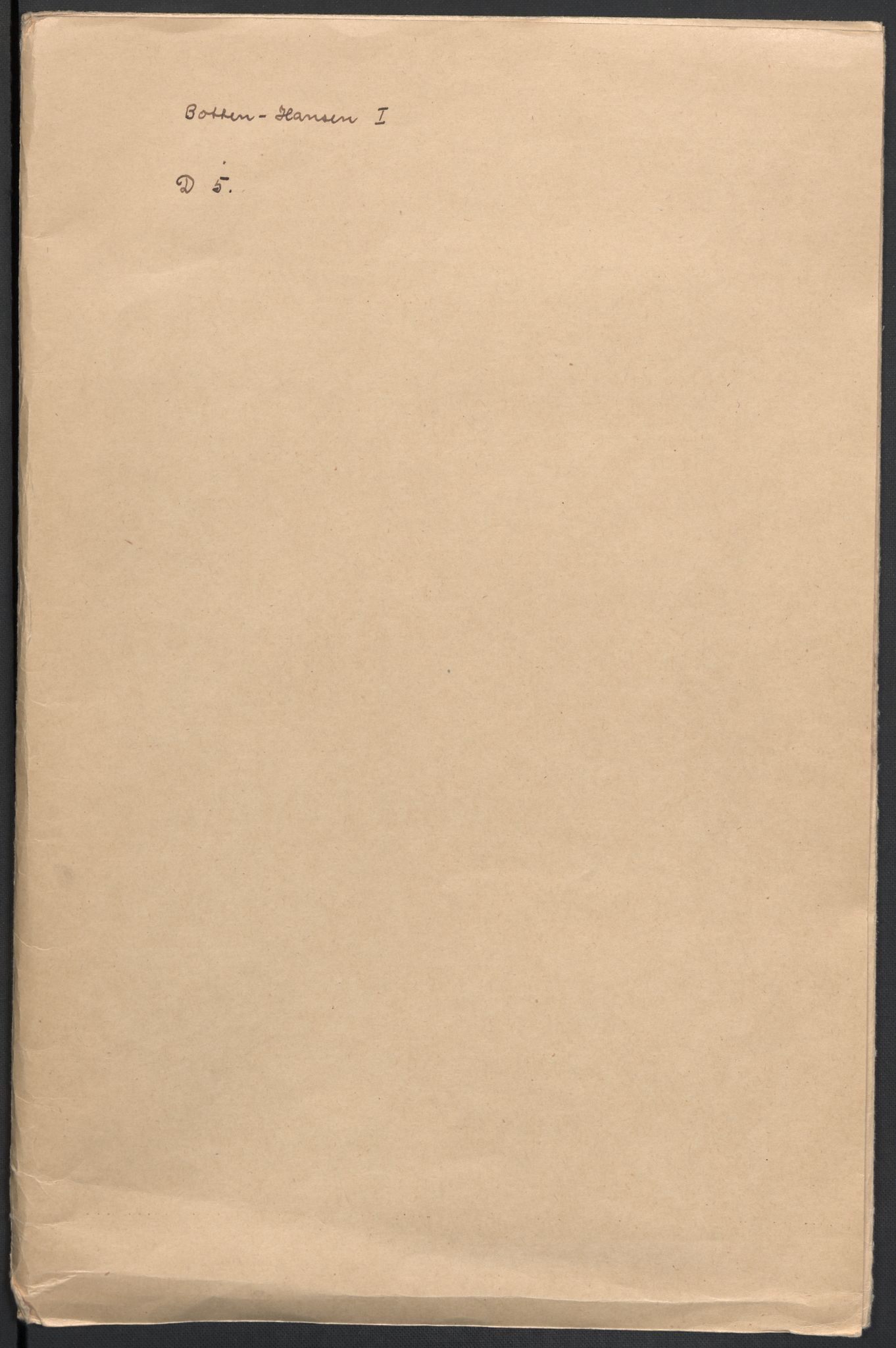 Botten-Hansen, Paul, RA/PA-0017/F/L0002/0004: Forskjellige papirer: / Manuskripter av Botten-Hansen samt andre, 1824-1869, s. 2