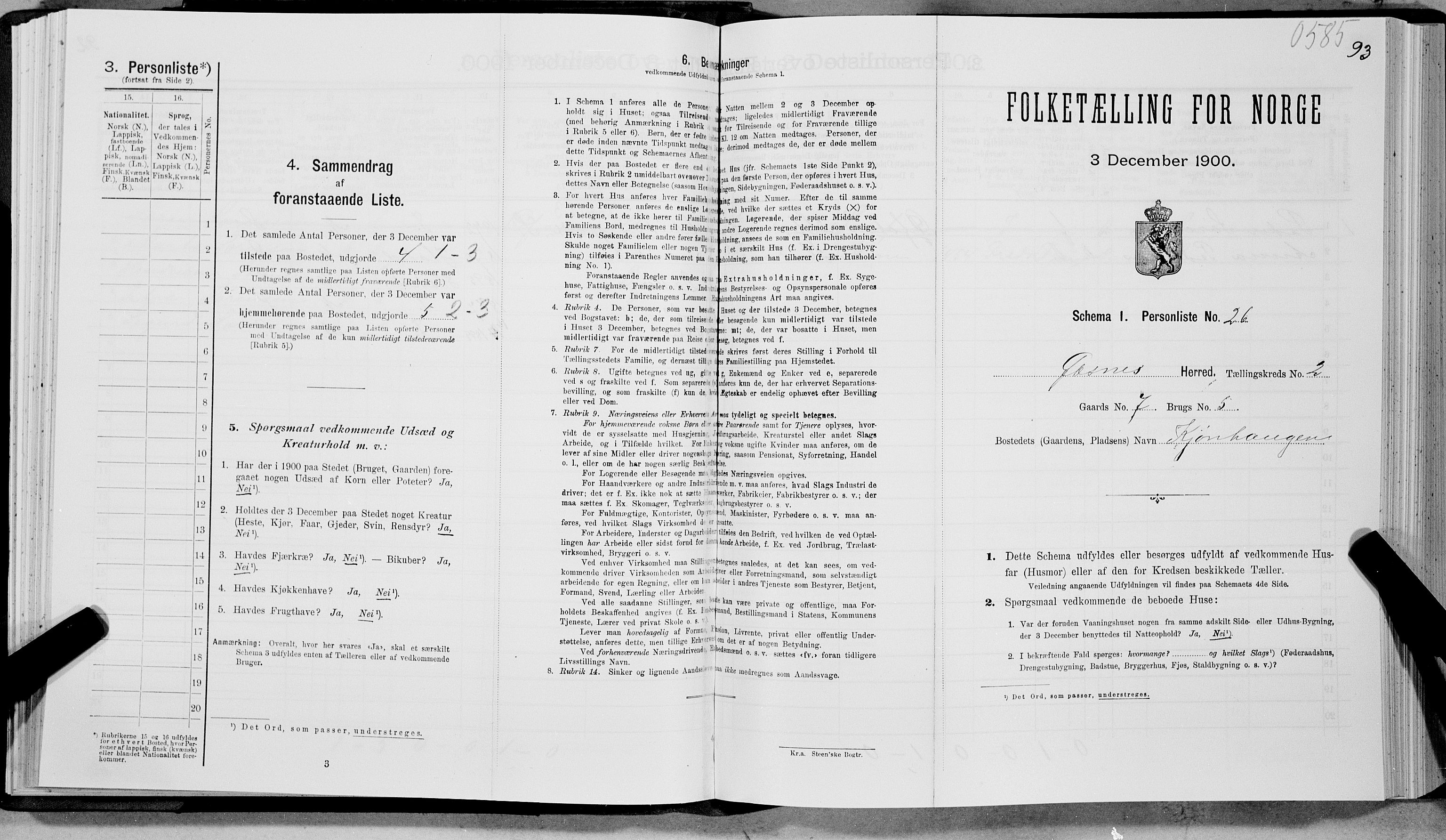 SAT, Folketelling 1900 for 1868 Øksnes herred, 1900, s. 115