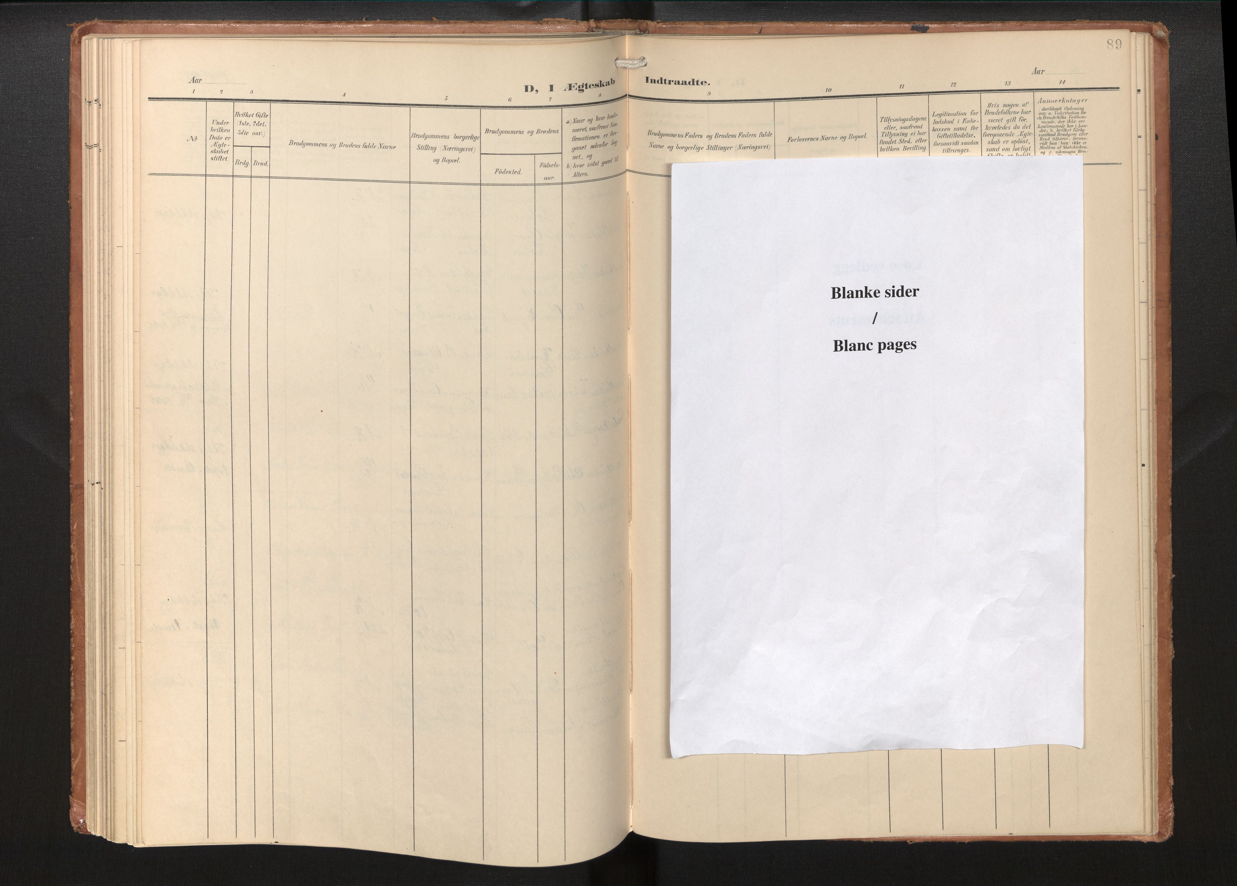 Gloppen sokneprestembete, SAB/A-80101/H/Haa/Haae/L0002: Ministerialbok nr. E 2, 1904-1925, s. 88b-89a
