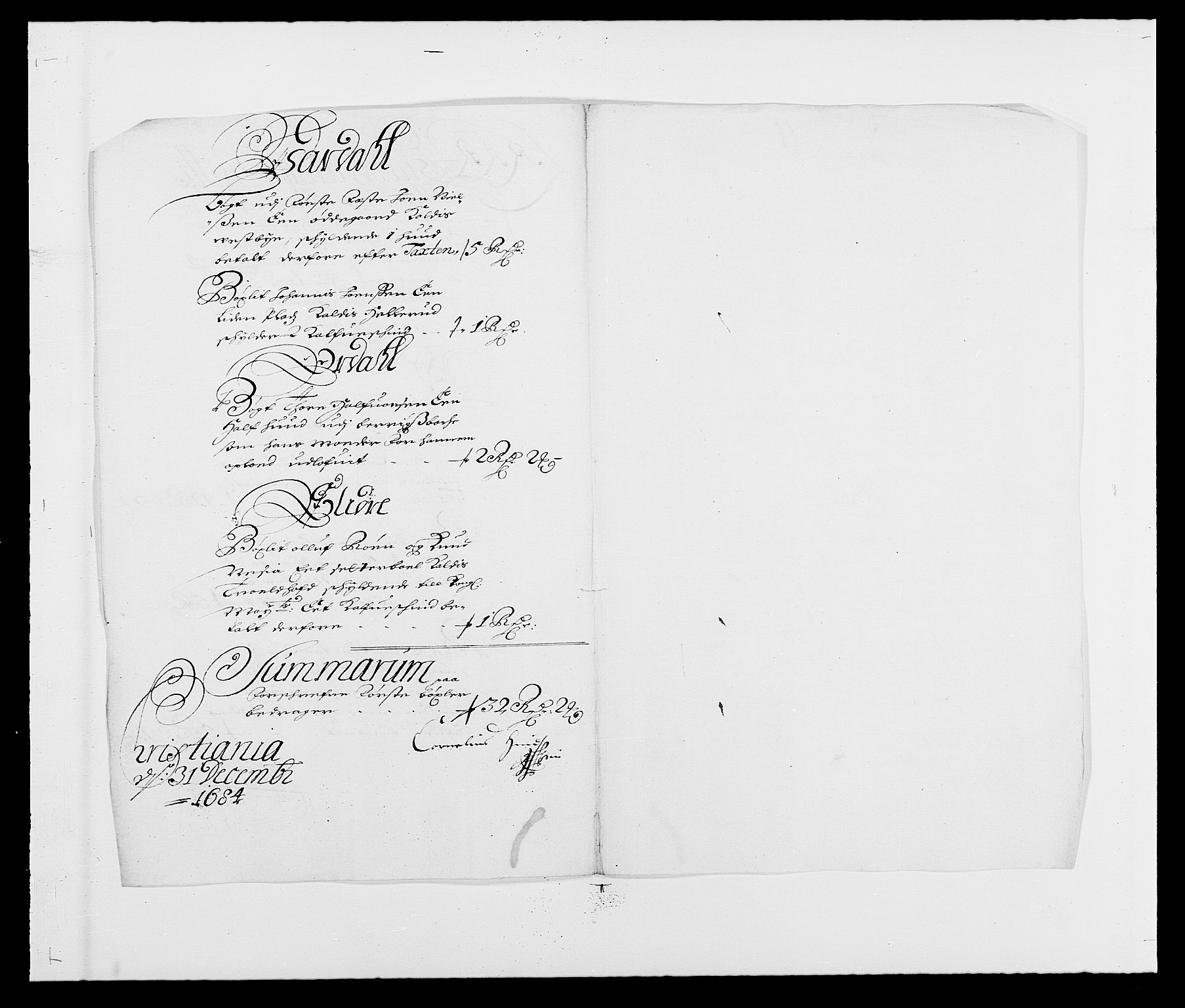 Rentekammeret inntil 1814, Reviderte regnskaper, Fogderegnskap, RA/EA-4092/R18/L1283: Fogderegnskap Hadeland, Toten og Valdres, 1684, s. 180