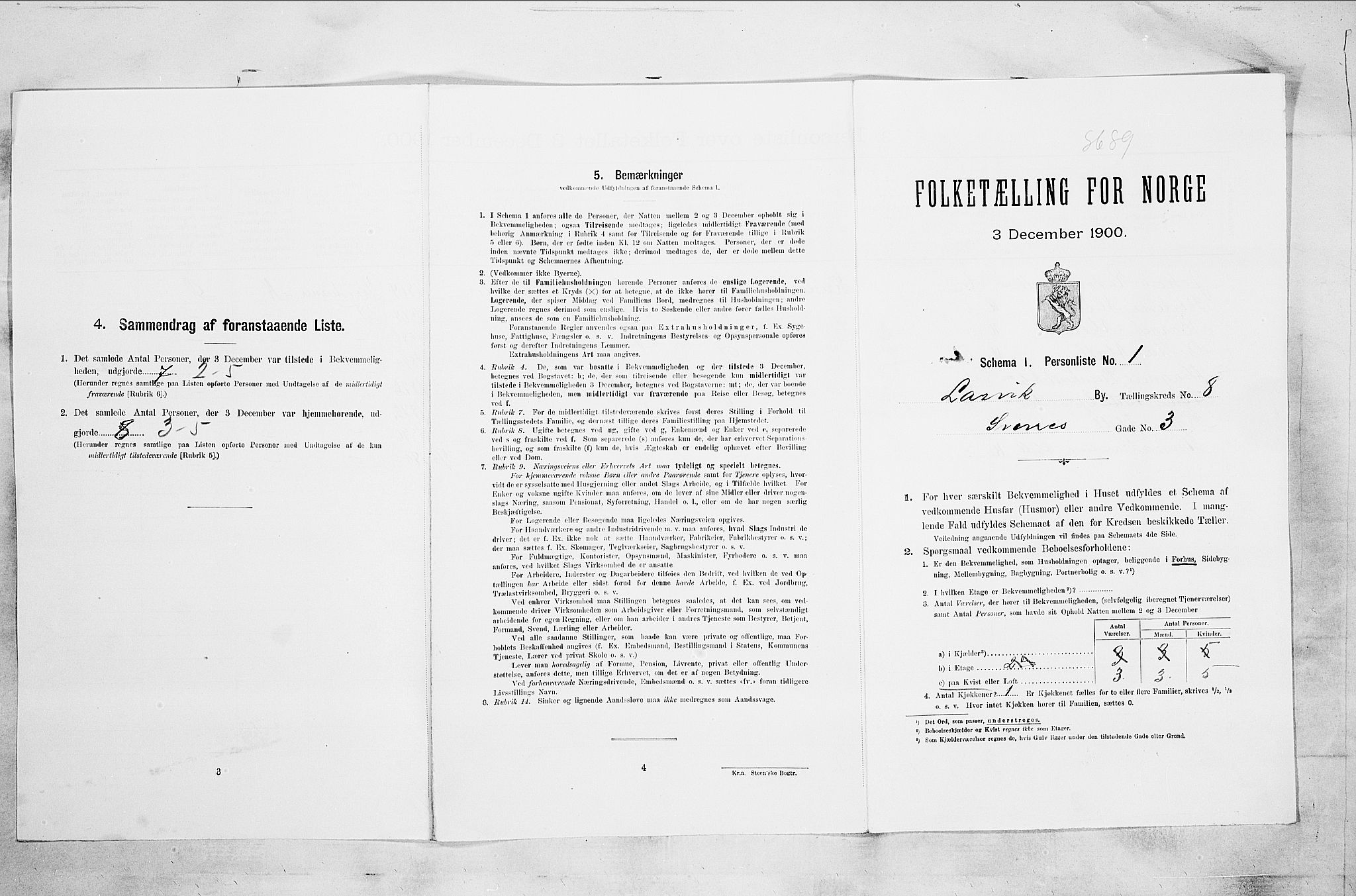 RA, Folketelling 1900 for 0707 Larvik kjøpstad, 1900, s. 759