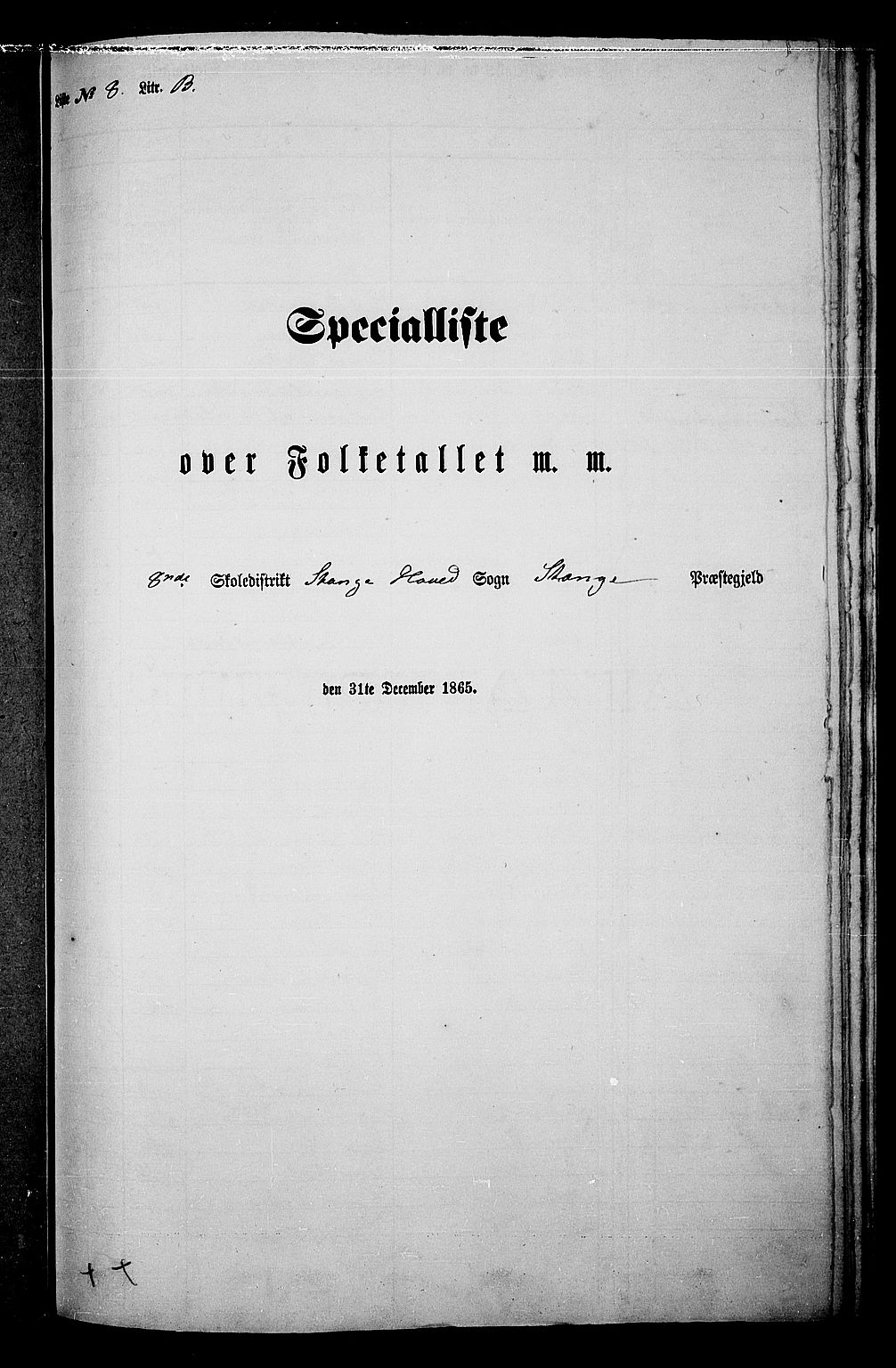 RA, Folketelling 1865 for 0417P Stange prestegjeld, 1865, s. 187