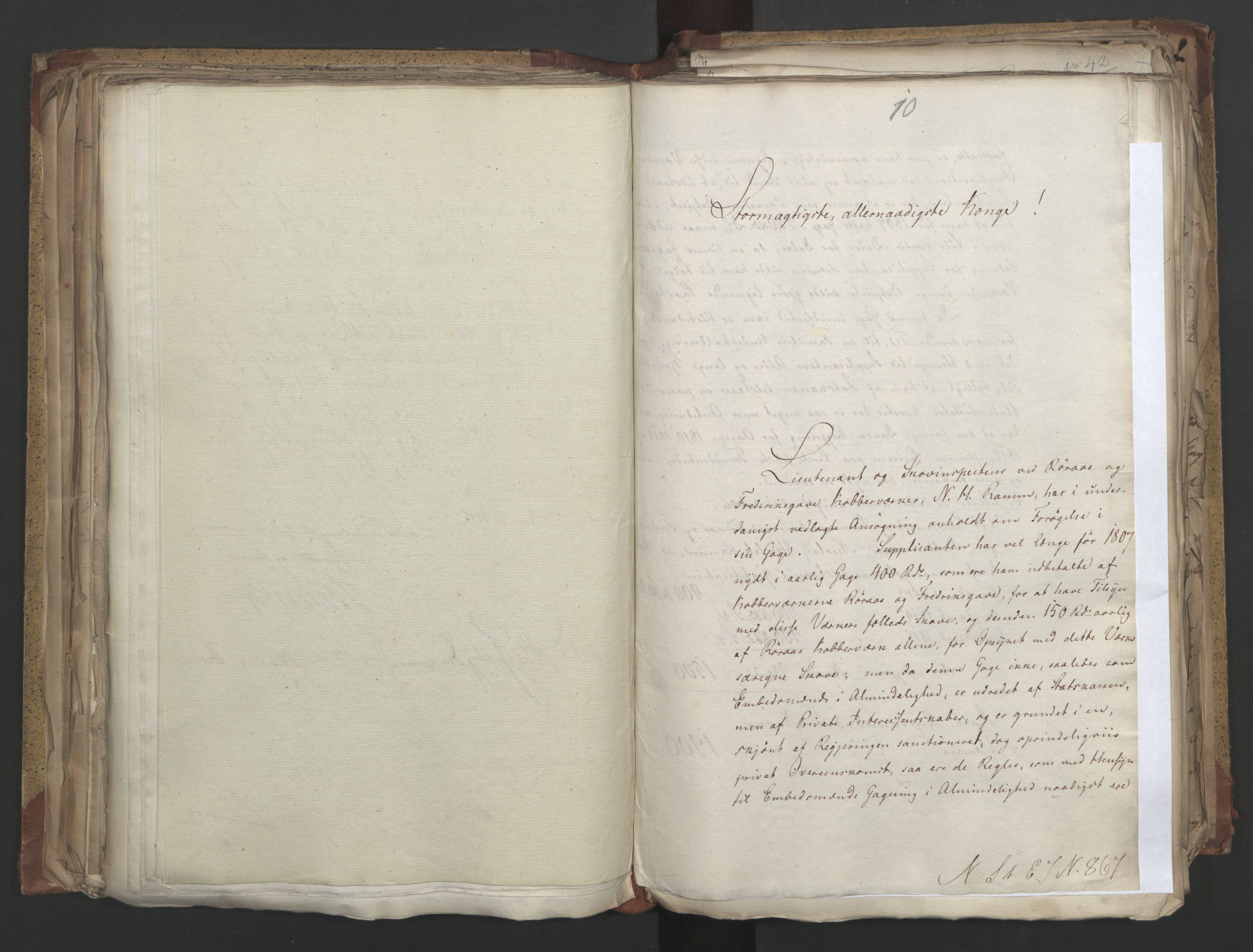 Statsrådsavdelingen i Stockholm, AV/RA-S-1003/D/Da/L0004: Regjeringsinnstillinger nr. 788-999, 1815, s. 190