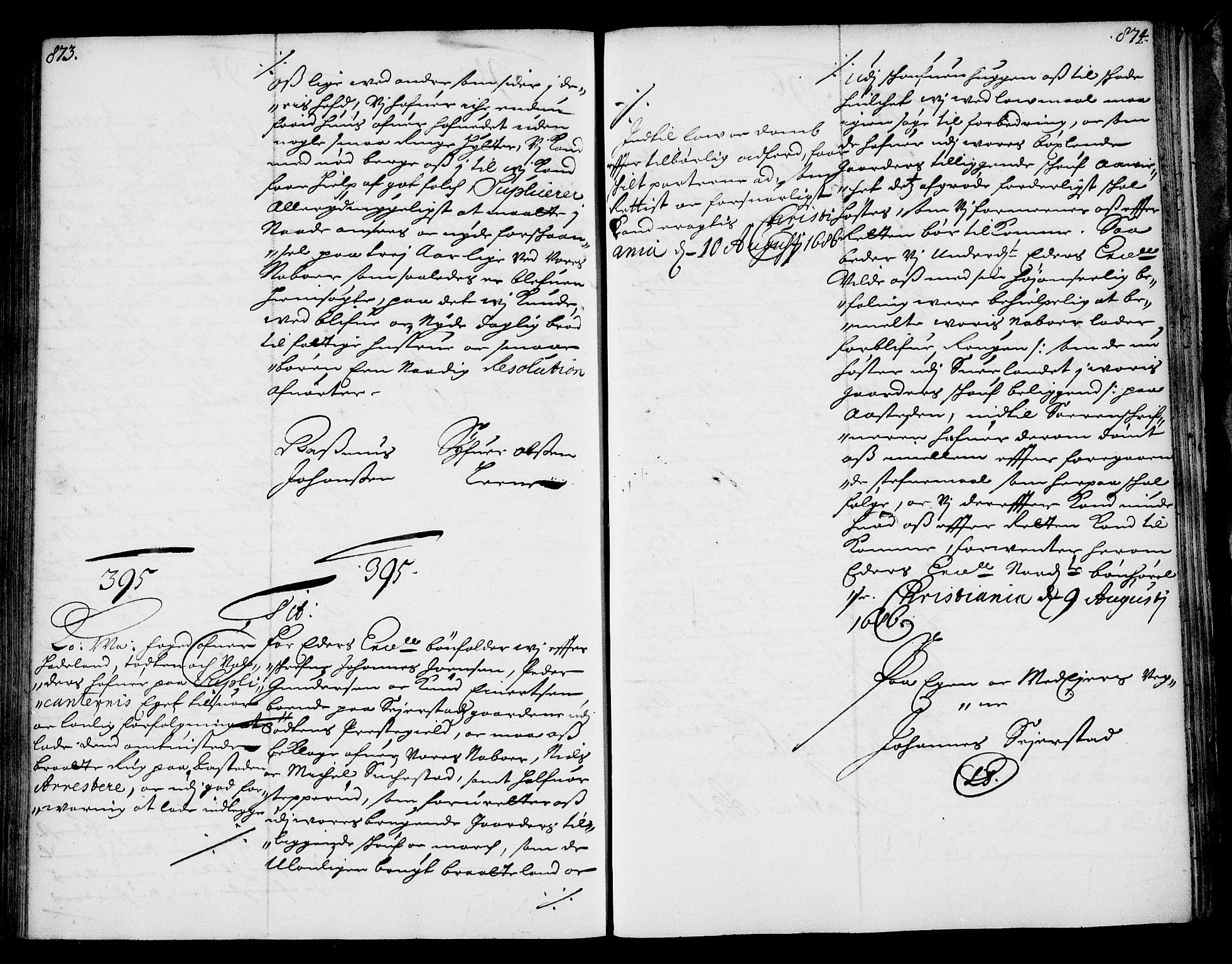 Stattholderembetet 1572-1771, AV/RA-EA-2870/Ae/L0002: Supplikasjons- og resolusjonsprotokoll, 1686, s. 873-874