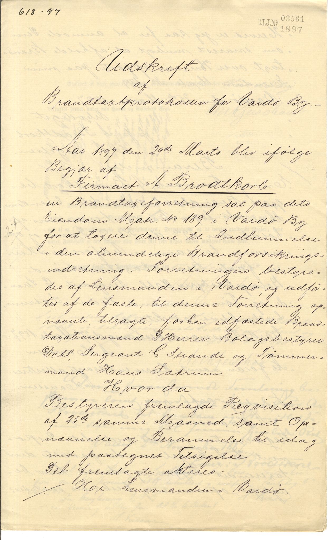 Brodtkorb handel A/S, VAMU/A-0001/Q/Qb/L0001: Skjøter og grunnbrev i Vardø by, 1822-1943, s. 141