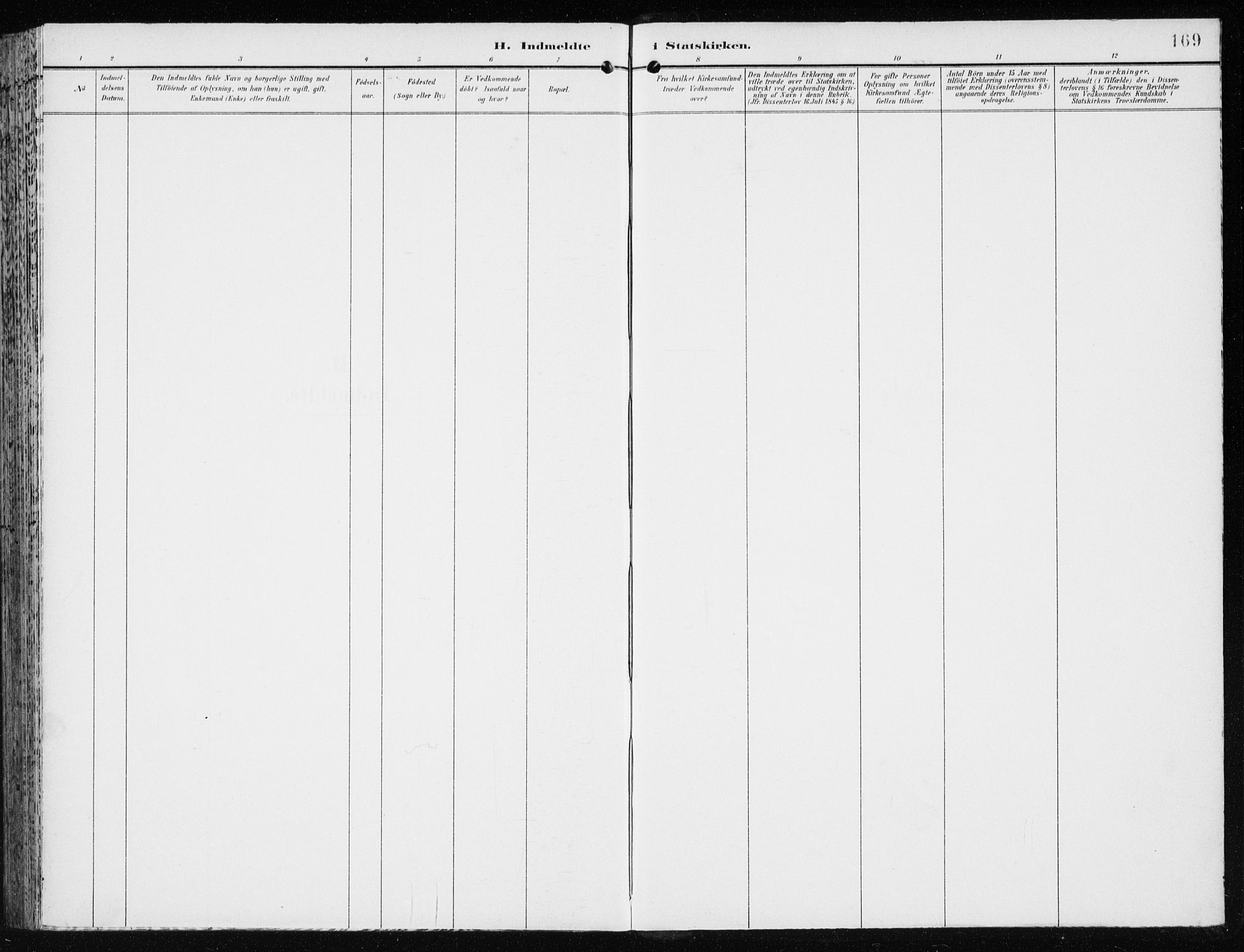 Lindås Sokneprestembete, AV/SAB-A-76701/H/Haa/Haaf/L0002: Ministerialbok nr. F  2, 1897-1909, s. 169