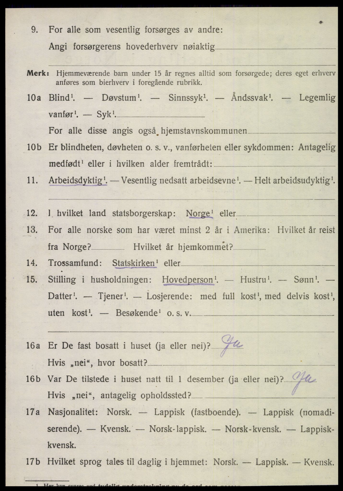 SAT, Folketelling 1920 for 1718 Leksvik herred, 1920, s. 4977