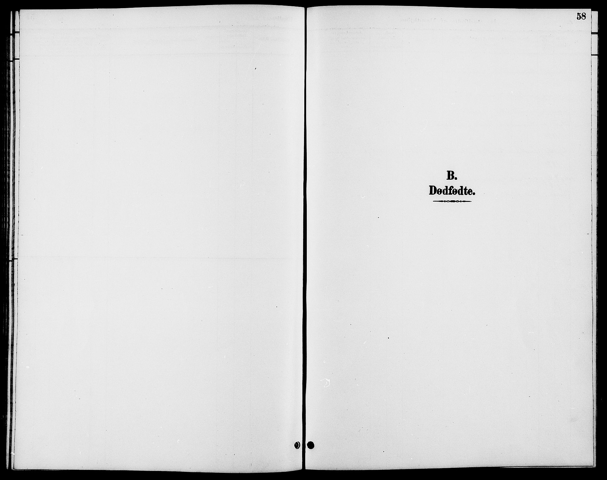 Gjerstad sokneprestkontor, SAK/1111-0014/F/Fb/Fbb/L0004: Klokkerbok nr. B 4, 1890-1910, s. 58