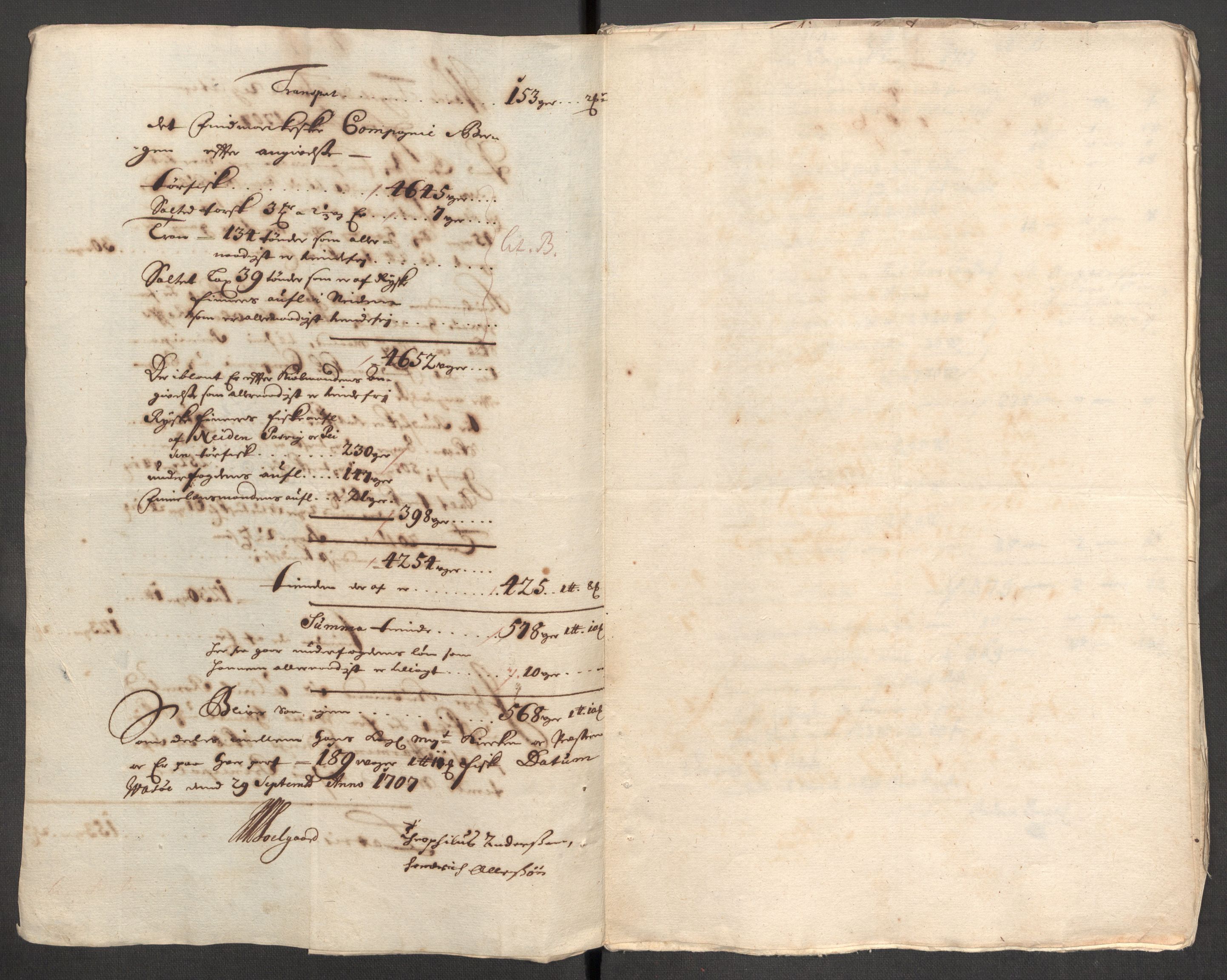 Rentekammeret inntil 1814, Reviderte regnskaper, Fogderegnskap, AV/RA-EA-4092/R69/L4854: Fogderegnskap Finnmark/Vardøhus, 1707-1708, s. 56