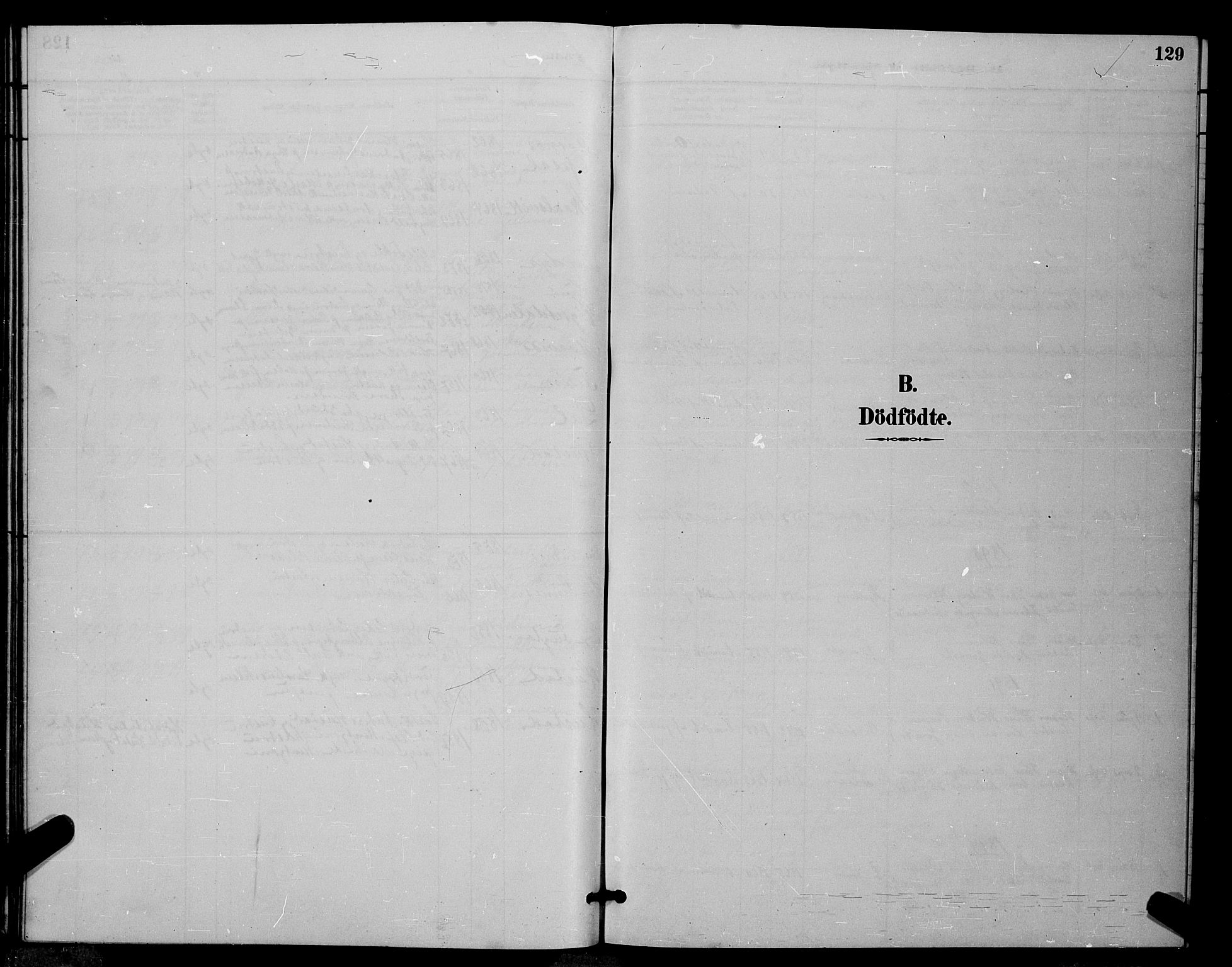 Ministerialprotokoller, klokkerbøker og fødselsregistre - Nordland, AV/SAT-A-1459/805/L0108: Klokkerbok nr. 805C04, 1885-1899, s. 129