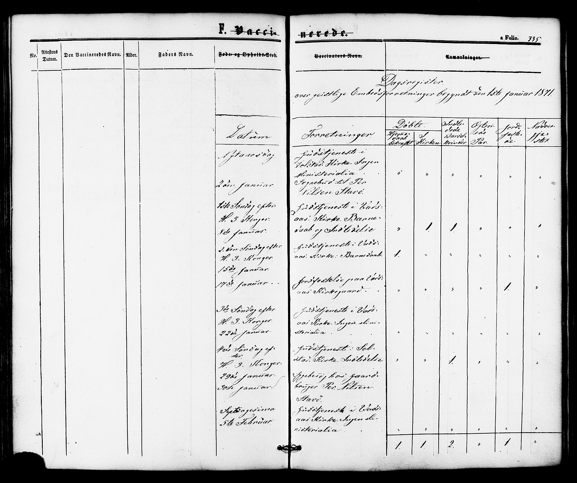 Ministerialprotokoller, klokkerbøker og fødselsregistre - Nordland, SAT/A-1459/810/L0146: Ministerialbok nr. 810A08 /1, 1862-1874, s. 335