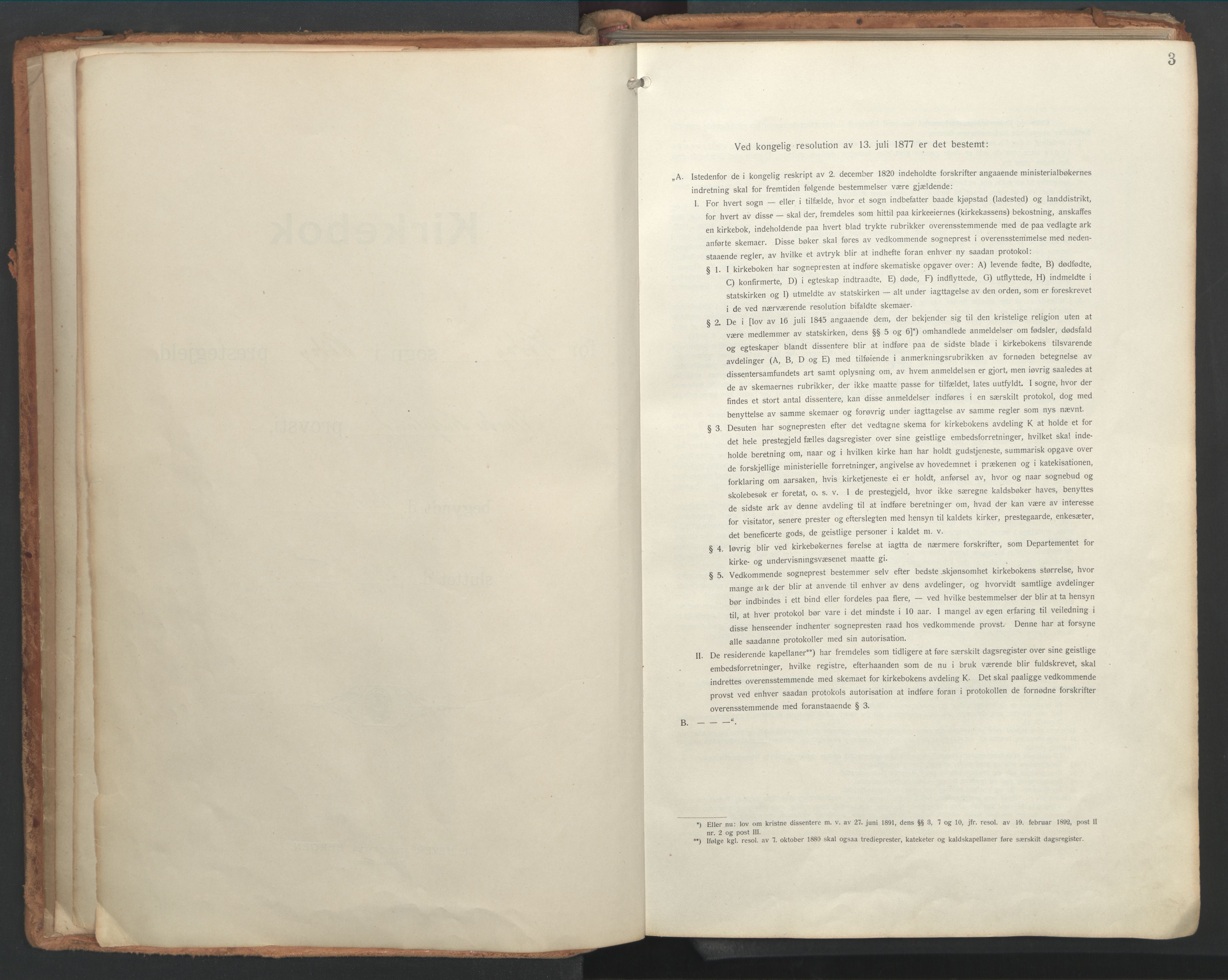 Ministerialprotokoller, klokkerbøker og fødselsregistre - Nordland, AV/SAT-A-1459/841/L0614: Ministerialbok nr. 841A17, 1911-1925, s. 3