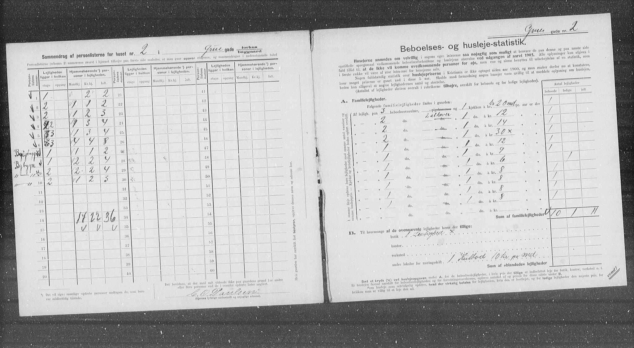 OBA, Kommunal folketelling 31.12.1905 for Kristiania kjøpstad, 1905, s. 15667