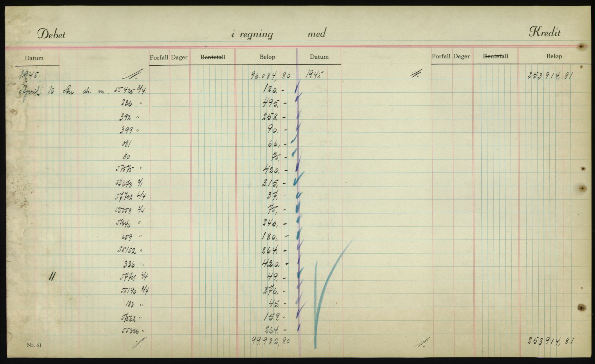 Forsvarsdepartementet, 10. kontor / Oppgjørskontoret, AV/RA-RAFA-1225/D/Db/L0180: Lista oppgjørskontor, 1942-1952, s. 1972
