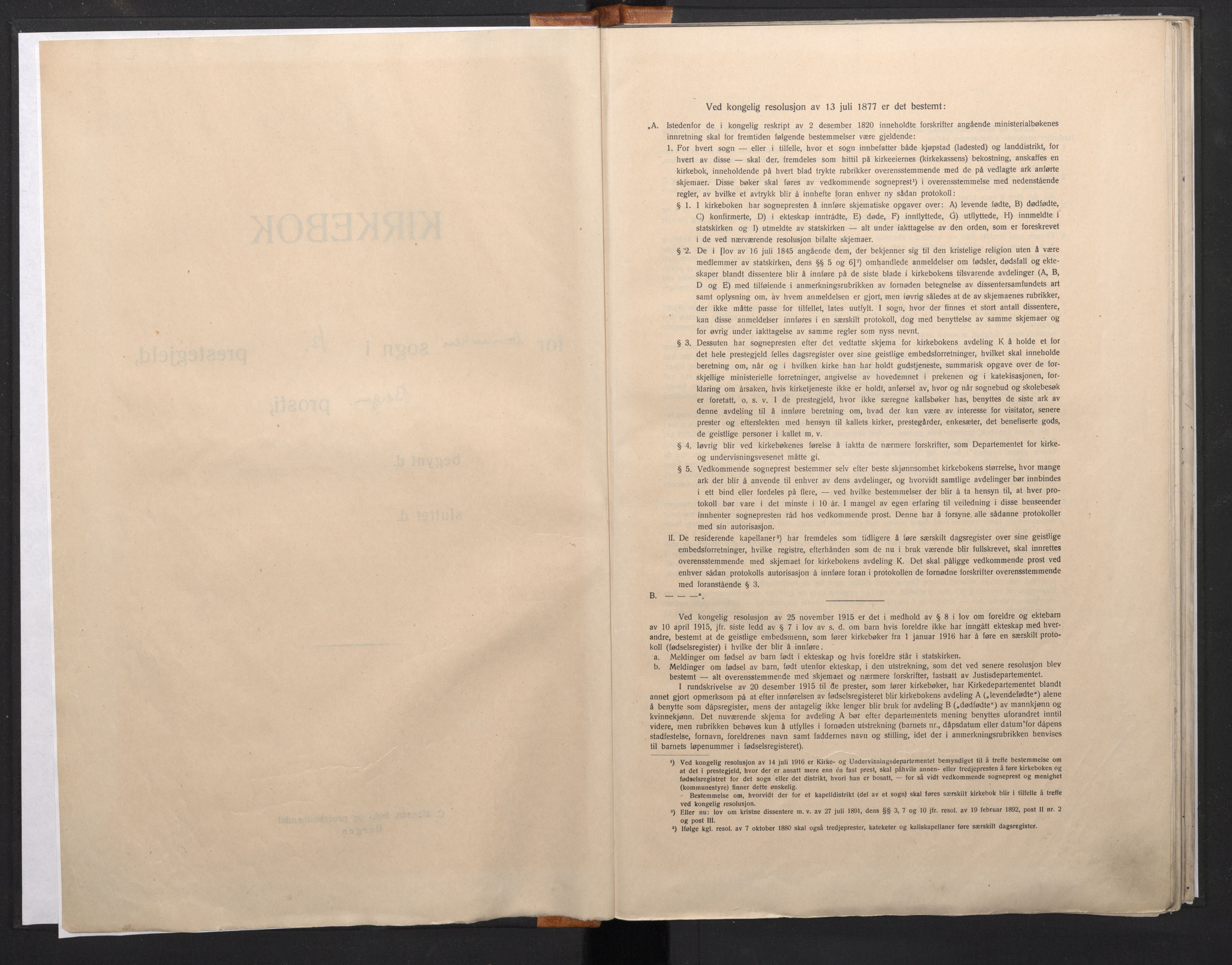 Domkirken sokneprestembete, SAB/A-74801/H/Haa/L0016: Ministerialbok nr. A 15, 1942-1952