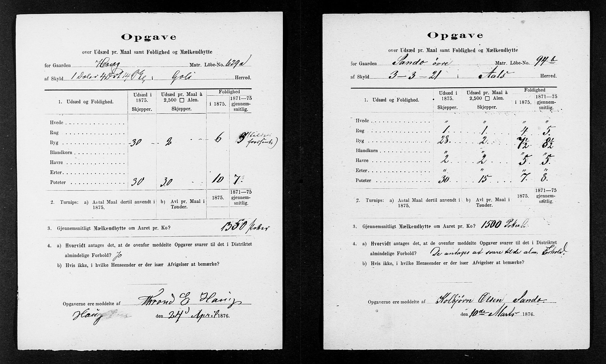 Statistisk sentralbyrå, Næringsøkonomiske emner, Generelt - Amtmennenes femårsberetninger, AV/RA-S-2233/F/Fa/L0036: --, 1875, s. 16