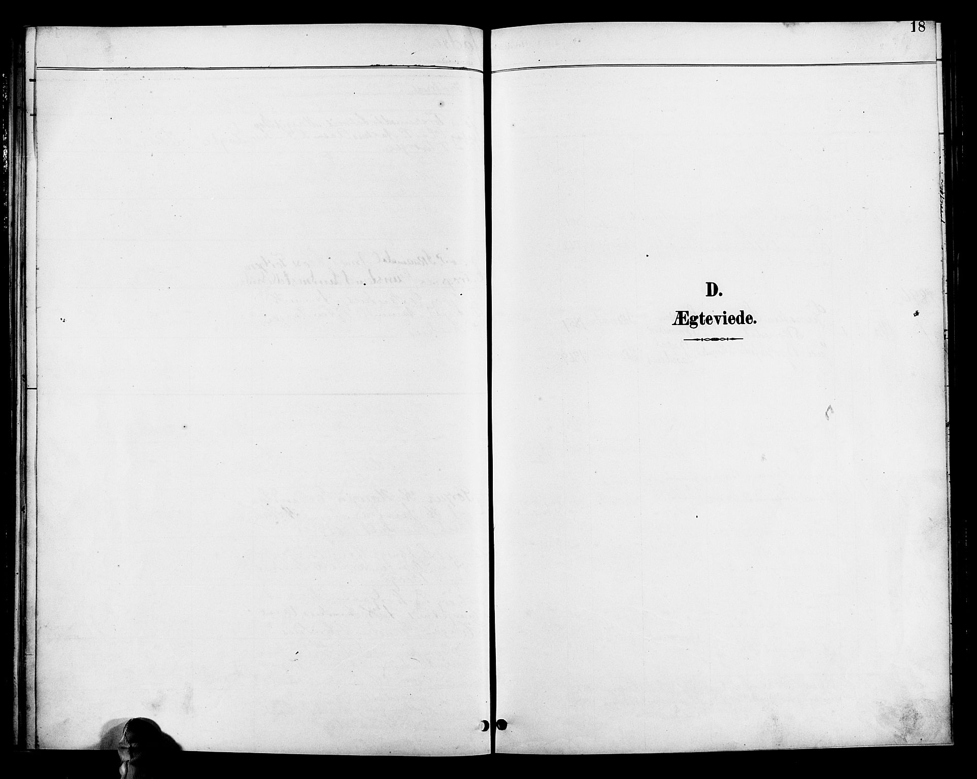 Bygland sokneprestkontor, SAK/1111-0006/F/Fb/Fbc/L0002: Klokkerbok nr. B 2, 1895-1916, s. 18
