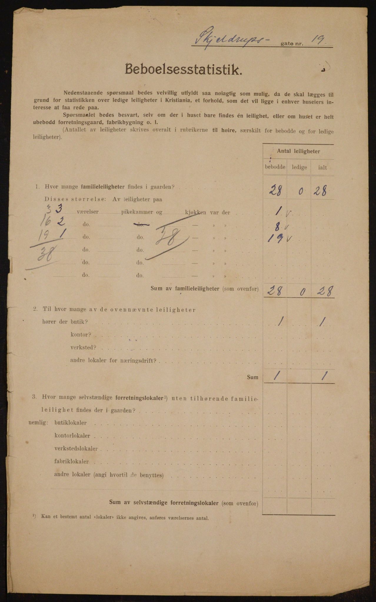 OBA, Kommunal folketelling 1.2.1910 for Kristiania, 1910, s. 91710