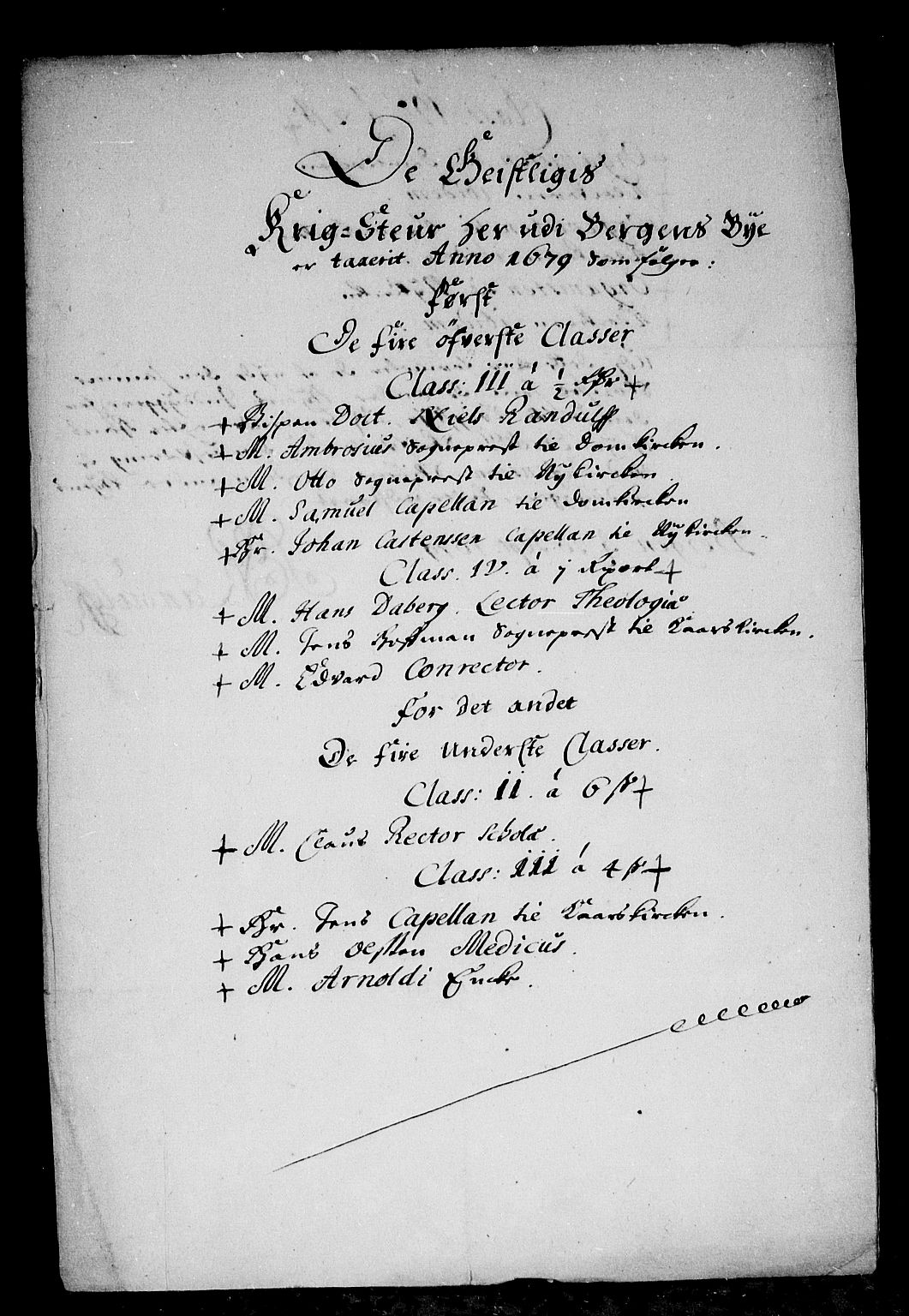 Rentekammeret inntil 1814, Reviderte regnskaper, Stiftamtstueregnskaper, Bergen stiftamt, AV/RA-EA-6043/R/Rc/L0056: Bergen stiftamt, 1678-1679