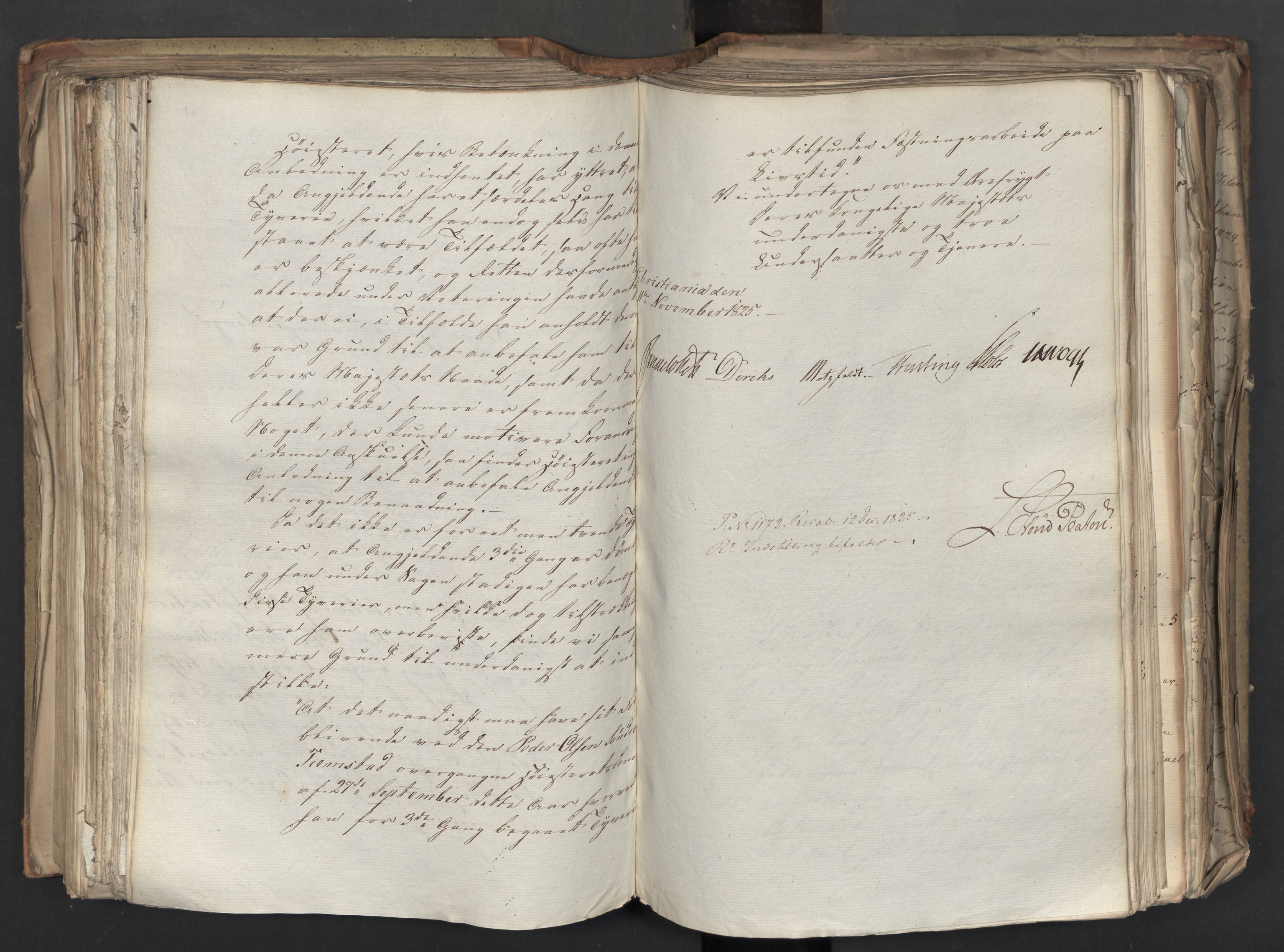 Statsrådsavdelingen i Stockholm, AV/RA-S-1003/D/Da/L0044: Regjeringsinnstillinger nr. 2846-3066, 1825, s. 274