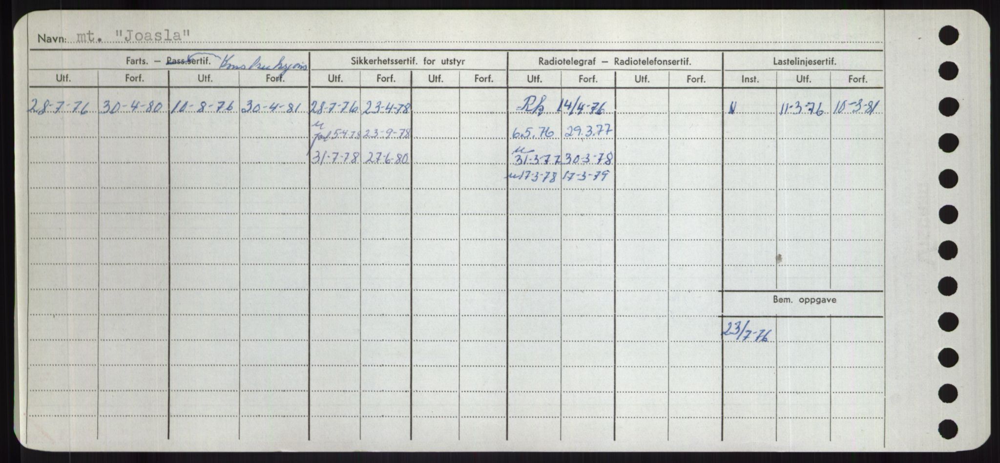 Sjøfartsdirektoratet med forløpere, Skipsmålingen, AV/RA-S-1627/H/Hd/L0019: Fartøy, J, s. 420