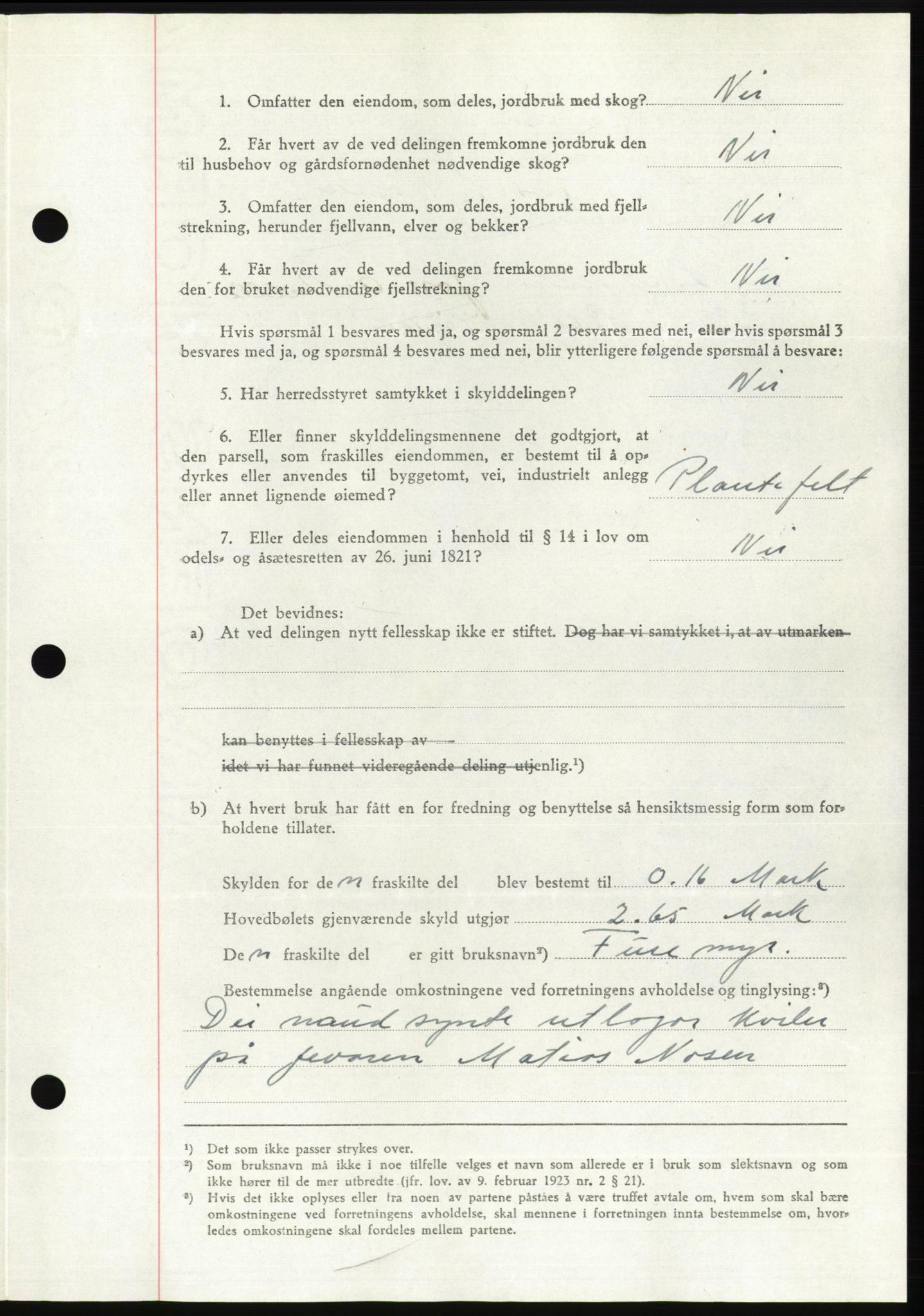 Søre Sunnmøre sorenskriveri, AV/SAT-A-4122/1/2/2C/L0081: Pantebok nr. 7A, 1947-1948, Dagboknr: 1230/1947