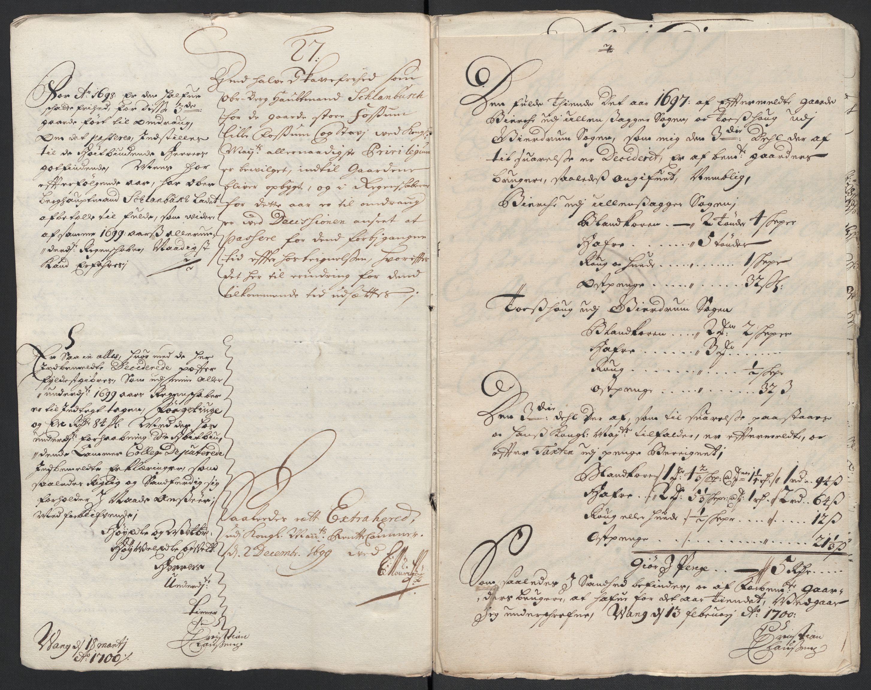 Rentekammeret inntil 1814, Reviderte regnskaper, Fogderegnskap, AV/RA-EA-4092/R12/L0711: Fogderegnskap Øvre Romerike, 1699, s. 286