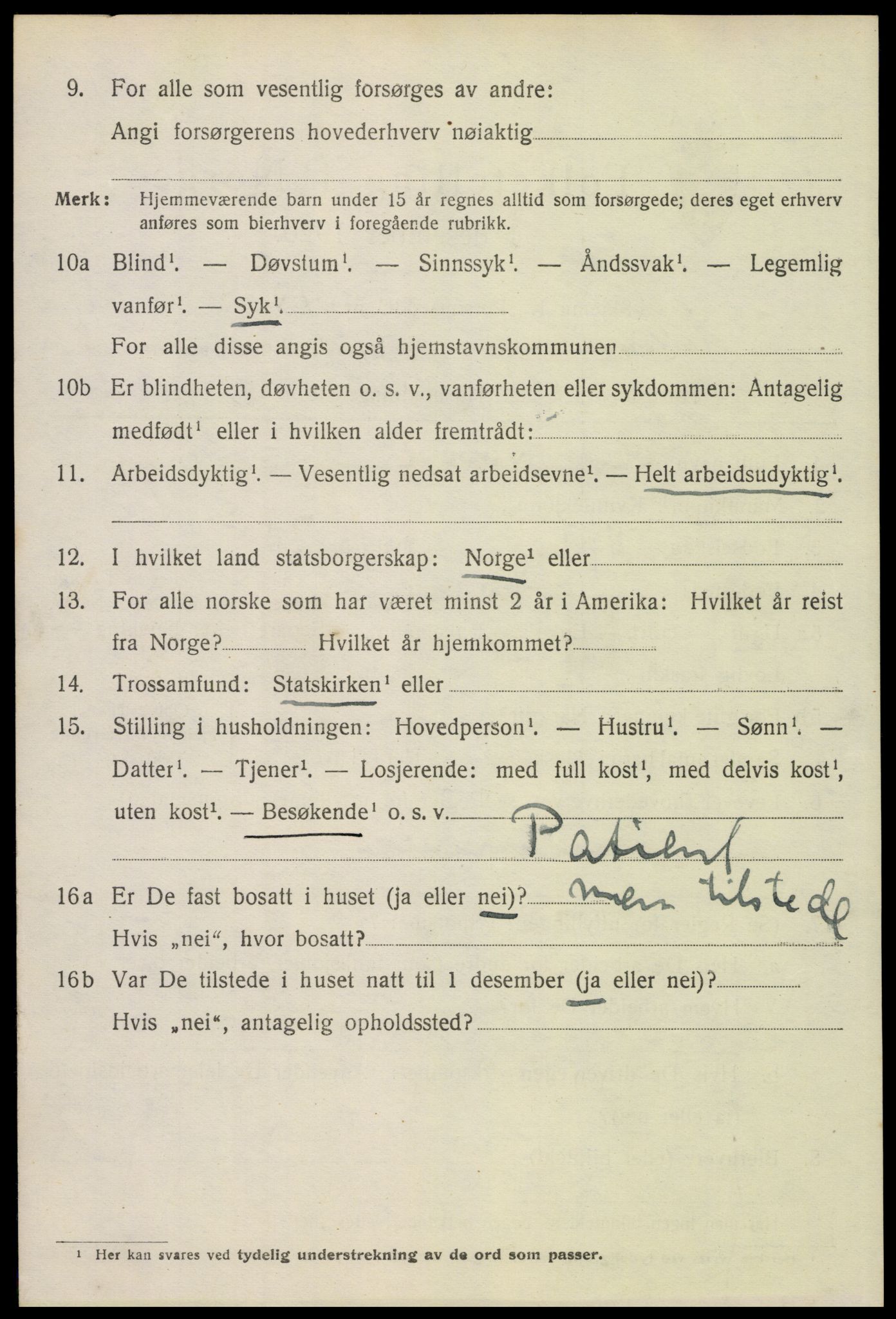 SAH, Folketelling 1920 for 0501 Lillehammer kjøpstad, 1920, s. 11601