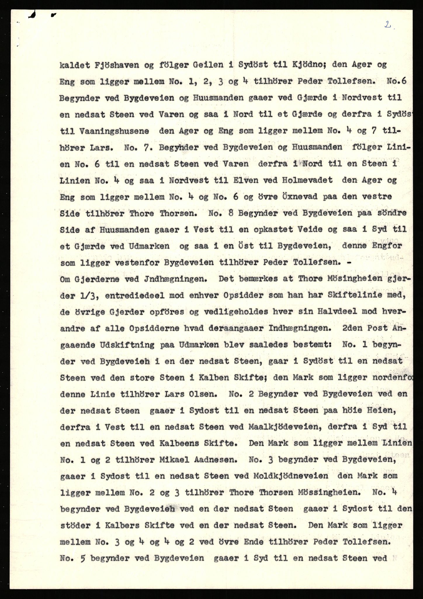 Statsarkivet i Stavanger, SAST/A-101971/03/Y/Yj/L0065: Avskrifter sortert etter gårdsnavn: Odland i Varhaug - Osnes, 1750-1930, s. 708