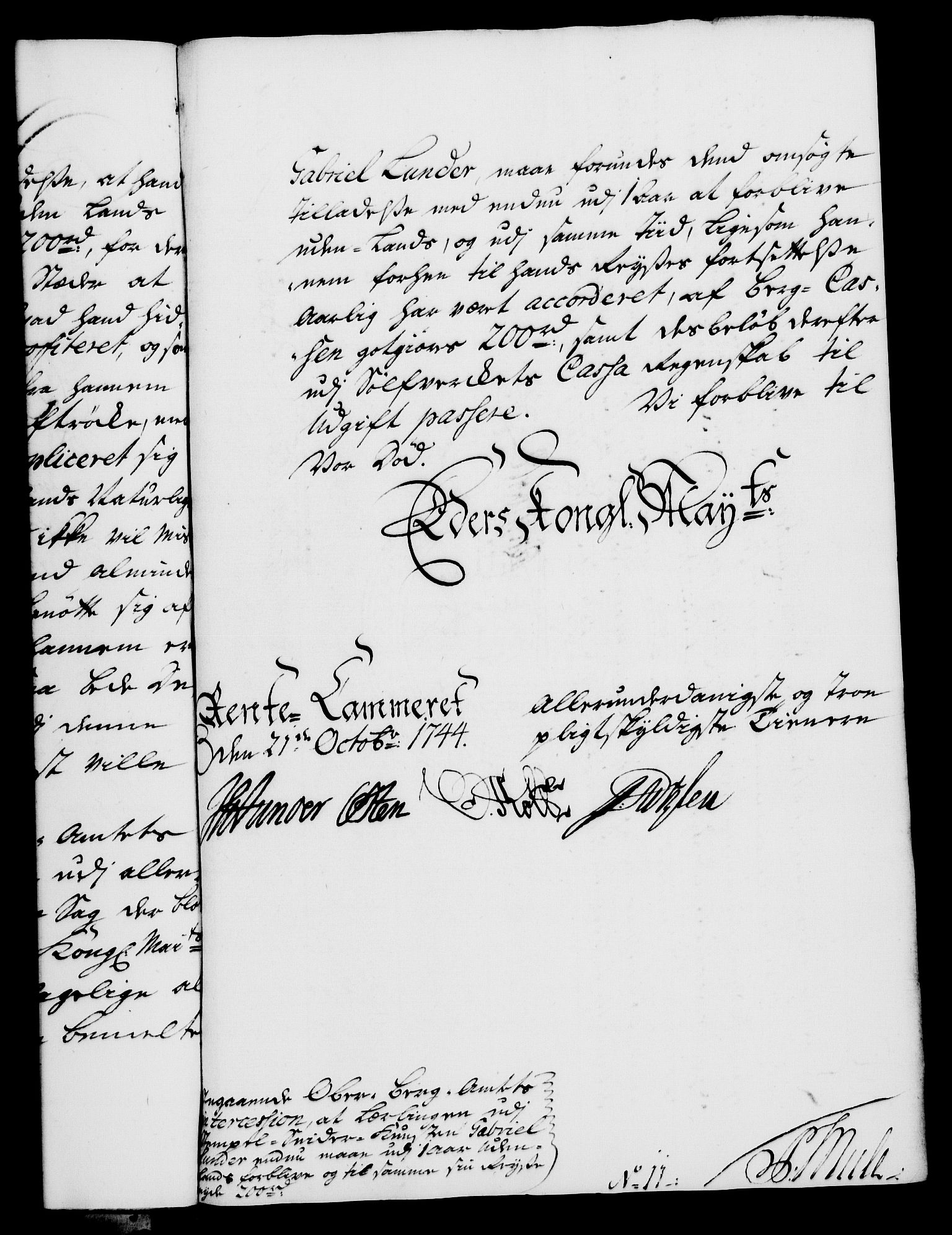 Rentekammeret, Kammerkanselliet, RA/EA-3111/G/Gf/Gfa/L0027: Norsk relasjons- og resolusjonsprotokoll (merket RK 52.27), 1744, s. 673