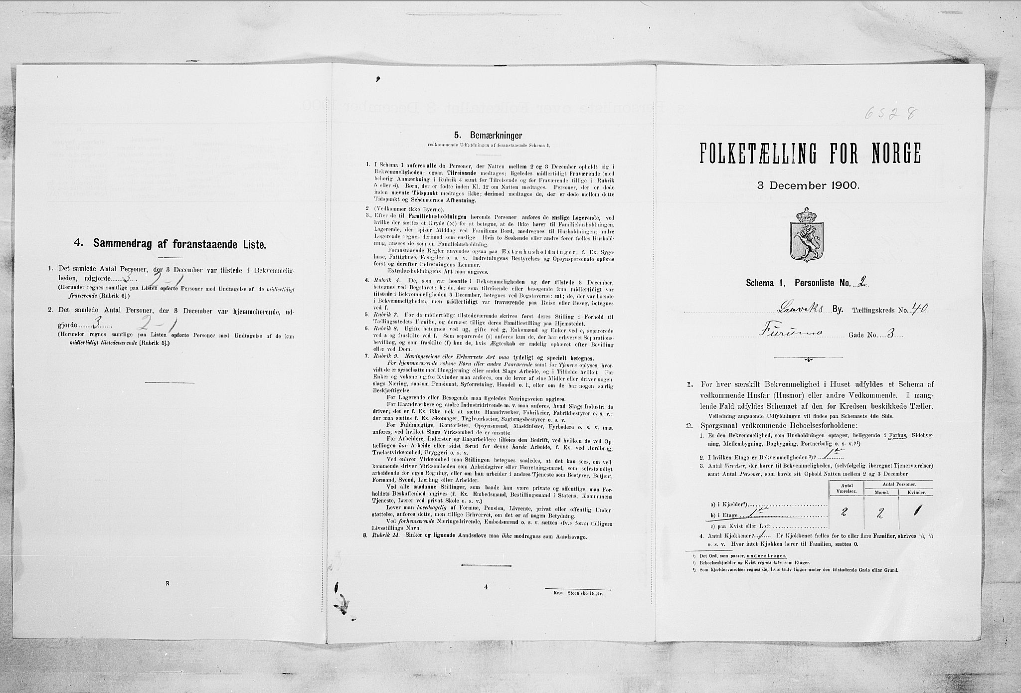RA, Folketelling 1900 for 0707 Larvik kjøpstad, 1900, s. 5582