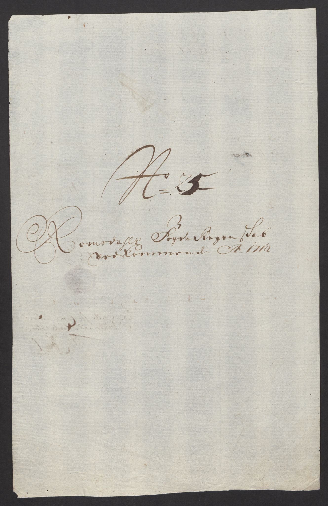 Rentekammeret inntil 1814, Reviderte regnskaper, Fogderegnskap, RA/EA-4092/R55/L3661: Fogderegnskap Romsdal, 1712, s. 175