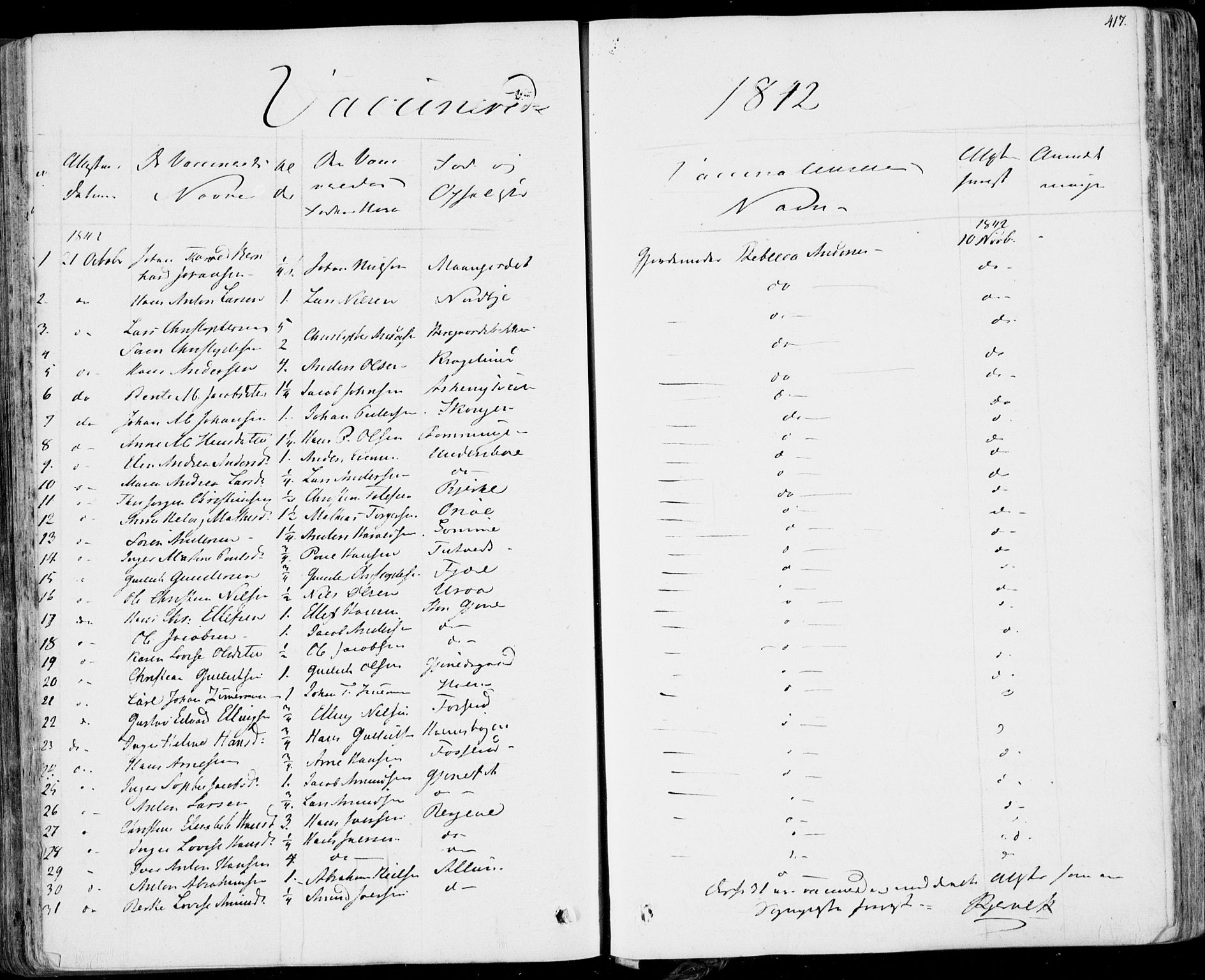 Hedrum kirkebøker, AV/SAKO-A-344/F/Fa/L0005: Ministerialbok nr. I 5, 1835-1848, s. 417