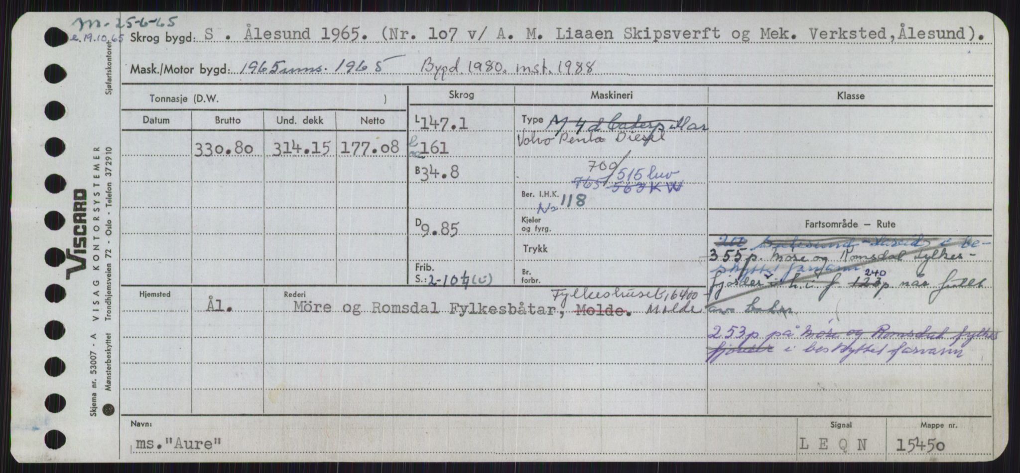 Sjøfartsdirektoratet med forløpere, Skipsmålingen, AV/RA-S-1627/H/Ha/L0001/0001: Fartøy, A-Eig / Fartøy A-Bjøn, s. 529