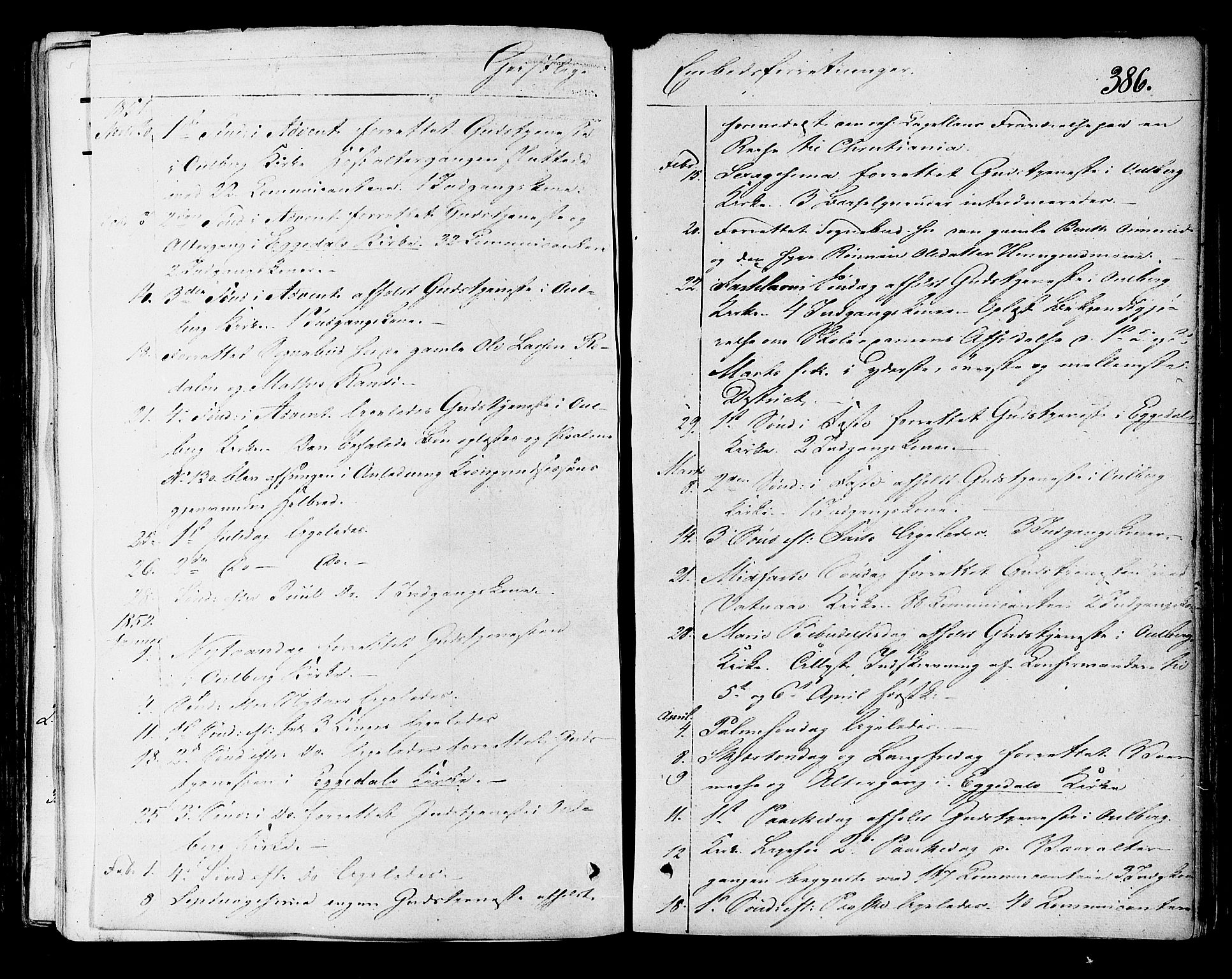 Krødsherad kirkebøker, AV/SAKO-A-19/F/Fa/L0003: Ministerialbok nr. 3, 1851-1872, s. 386