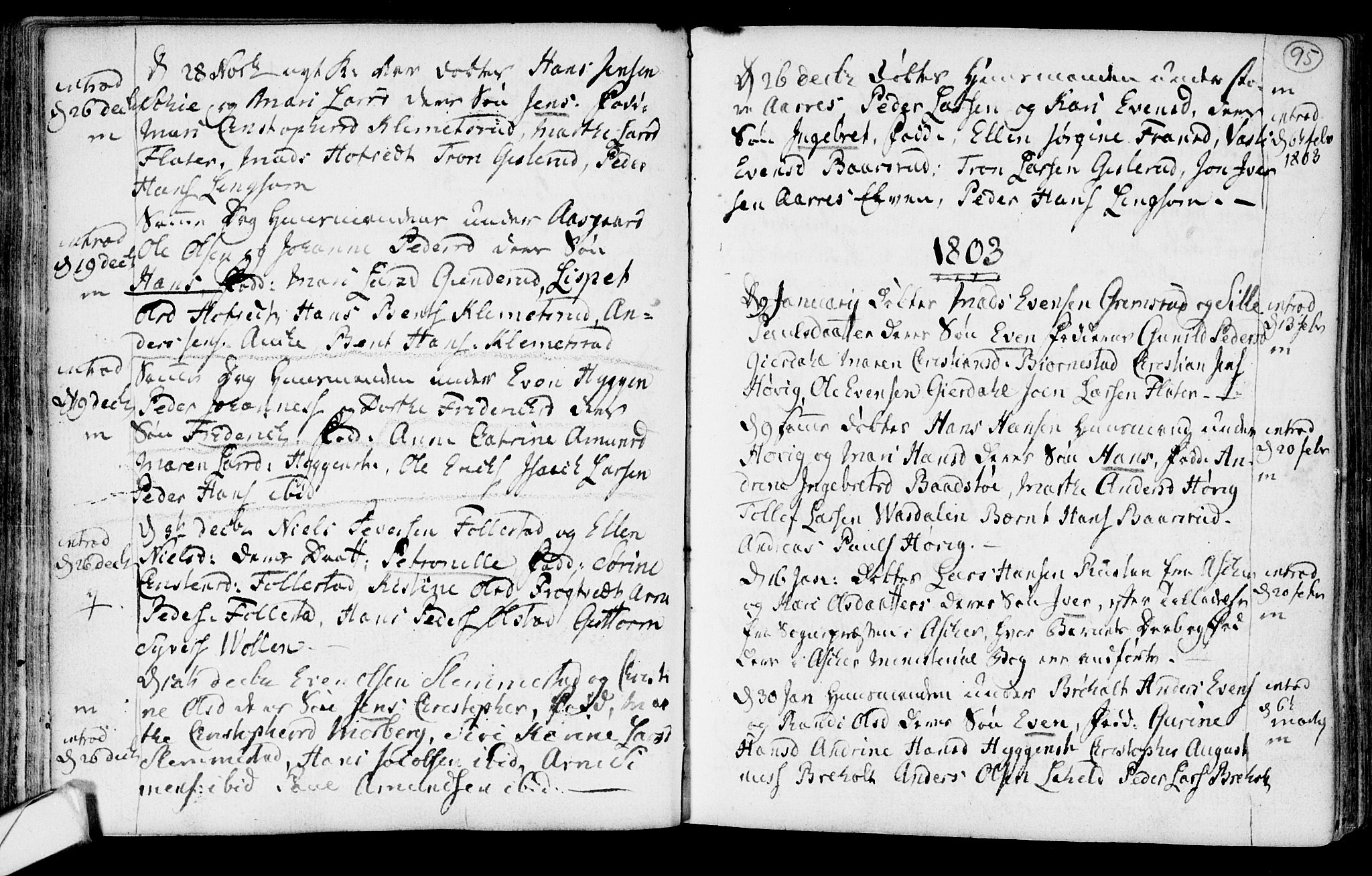 Røyken kirkebøker, SAKO/A-241/F/Fa/L0003: Ministerialbok nr. 3, 1782-1813, s. 95