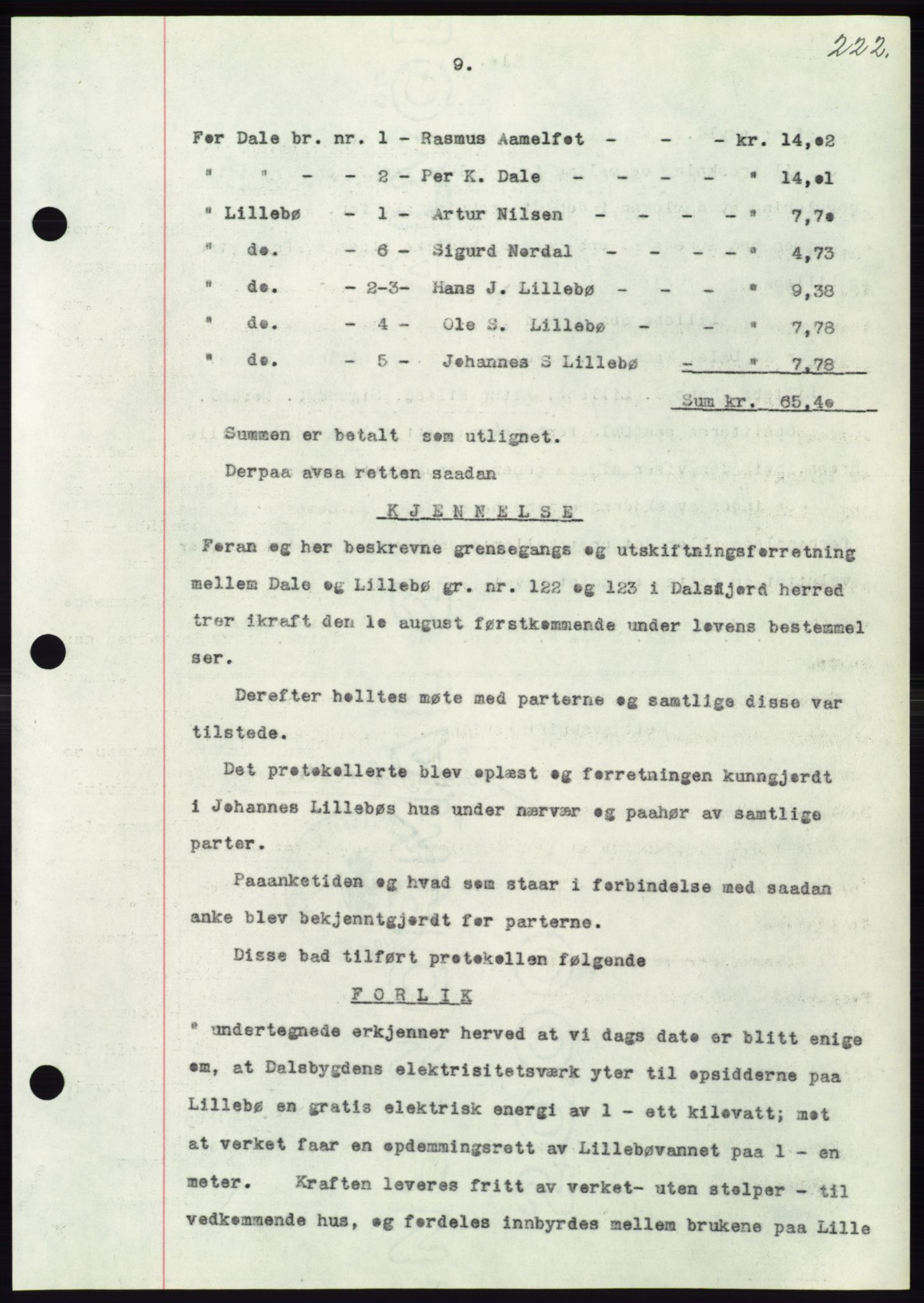 Søre Sunnmøre sorenskriveri, AV/SAT-A-4122/1/2/2C/L0062: Pantebok nr. 56, 1936-1937, Dagboknr: 65/1937