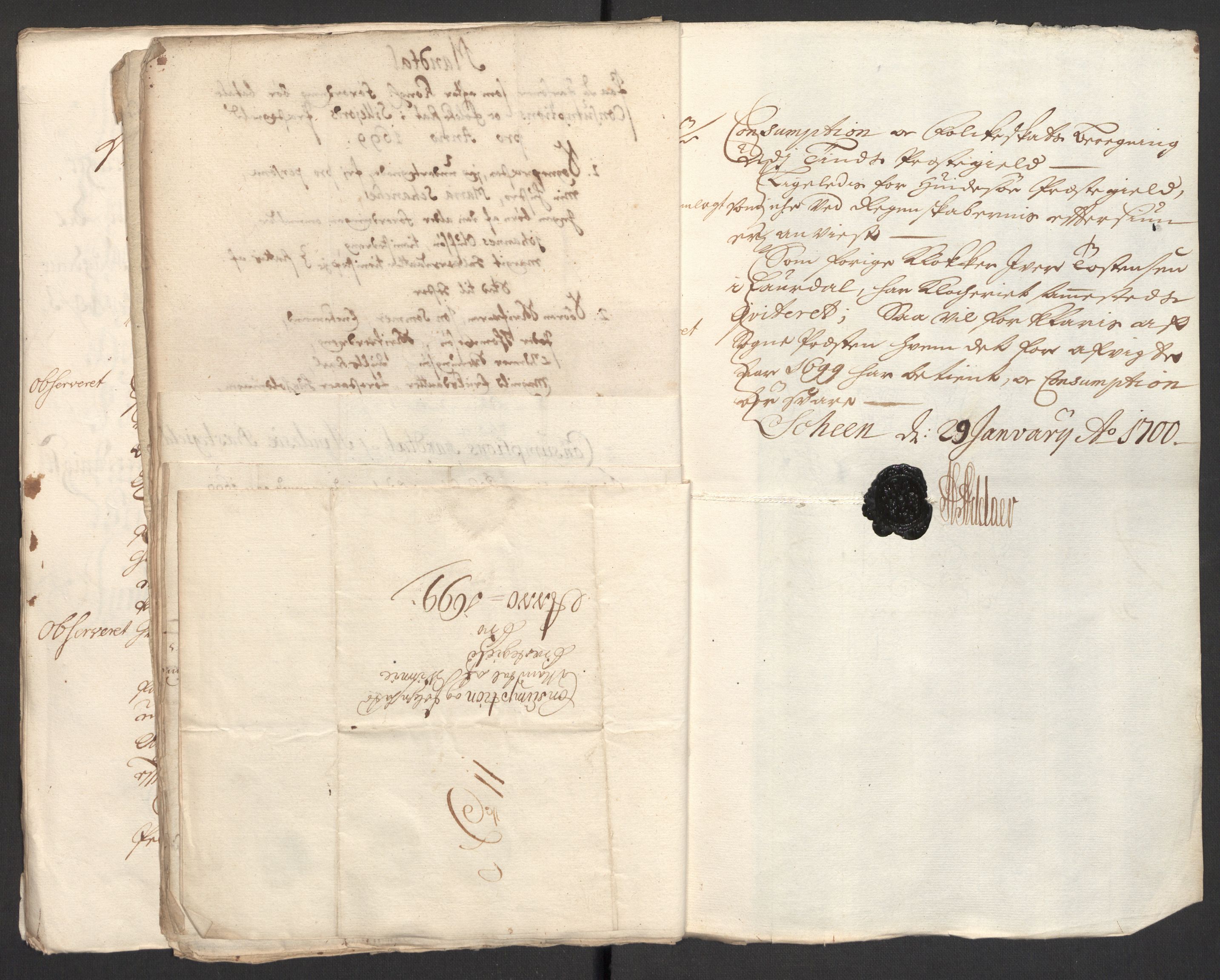Rentekammeret inntil 1814, Reviderte regnskaper, Fogderegnskap, RA/EA-4092/R36/L2101: Fogderegnskap Øvre og Nedre Telemark og Bamble, 1699, s. 68