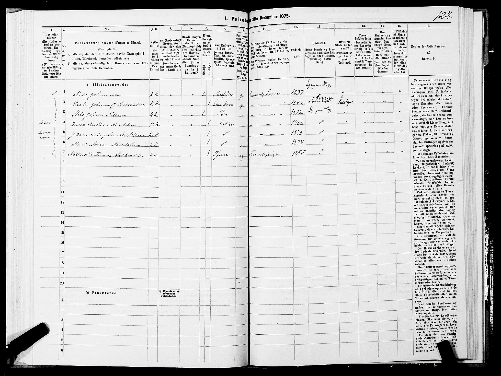 SATØ, Folketelling 1875 for 1938P Lyngen prestegjeld, 1875, s. 4122