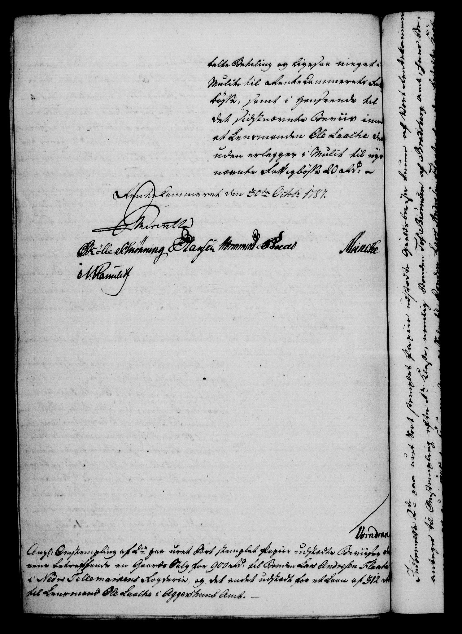 Rentekammeret, Kammerkanselliet, RA/EA-3111/G/Gf/Gfa/L0069: Norsk relasjons- og resolusjonsprotokoll (merket RK 52.69), 1787, s. 1129