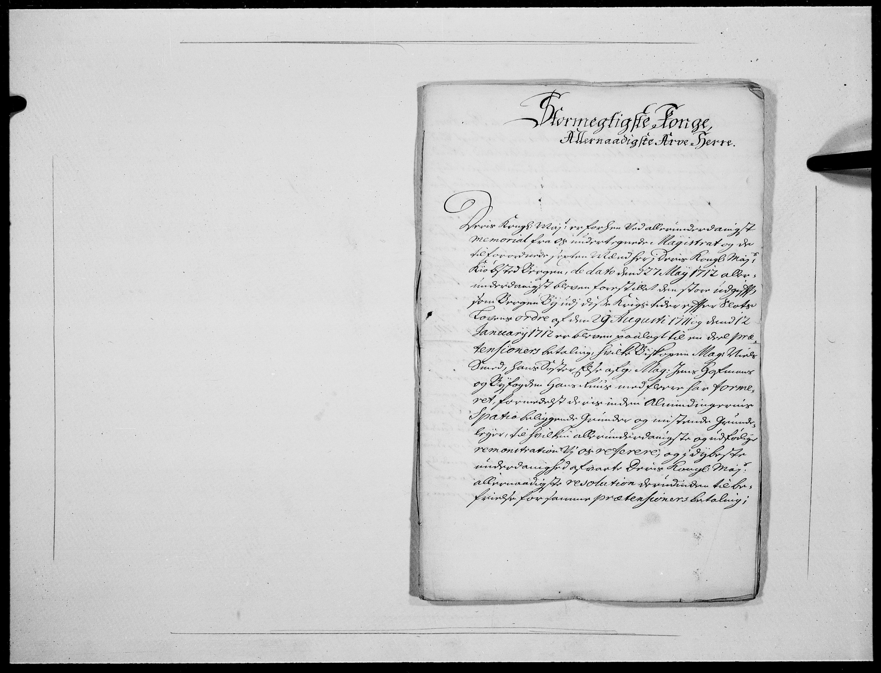 Danske Kanselli 1572-1799, RA/EA-3023/F/Fc/Fcc/Fcca/L0072: Norske innlegg 1572-1799, 1713, s. 3