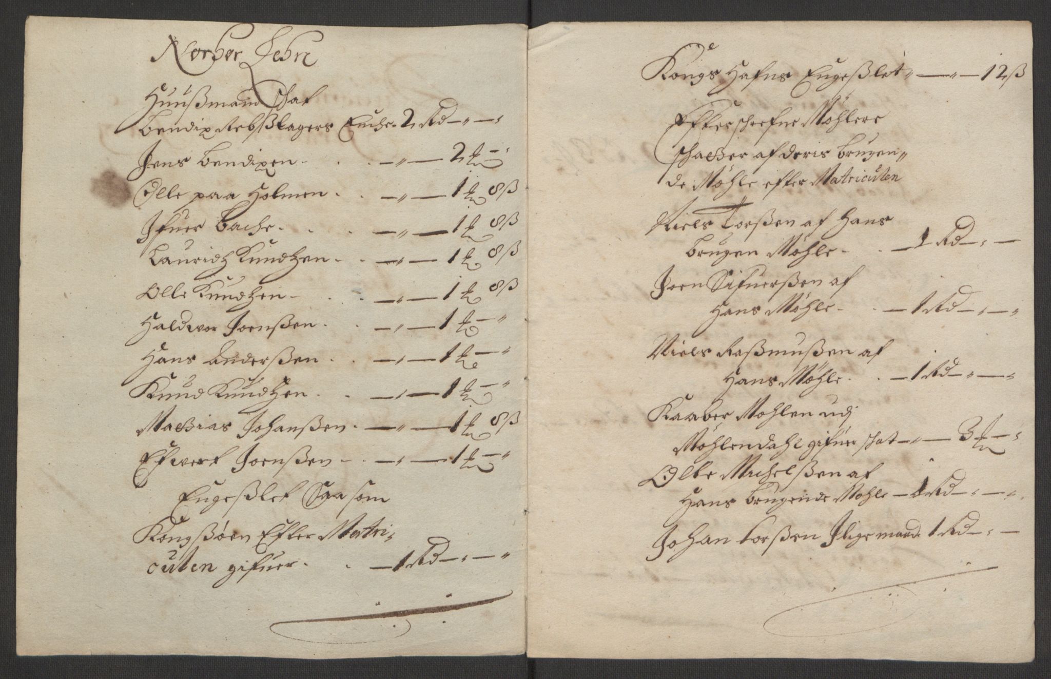 Rentekammeret inntil 1814, Reviderte regnskaper, Fogderegnskap, RA/EA-4092/R51/L3181: Fogderegnskap Nordhordland og Voss, 1691-1692, s. 157