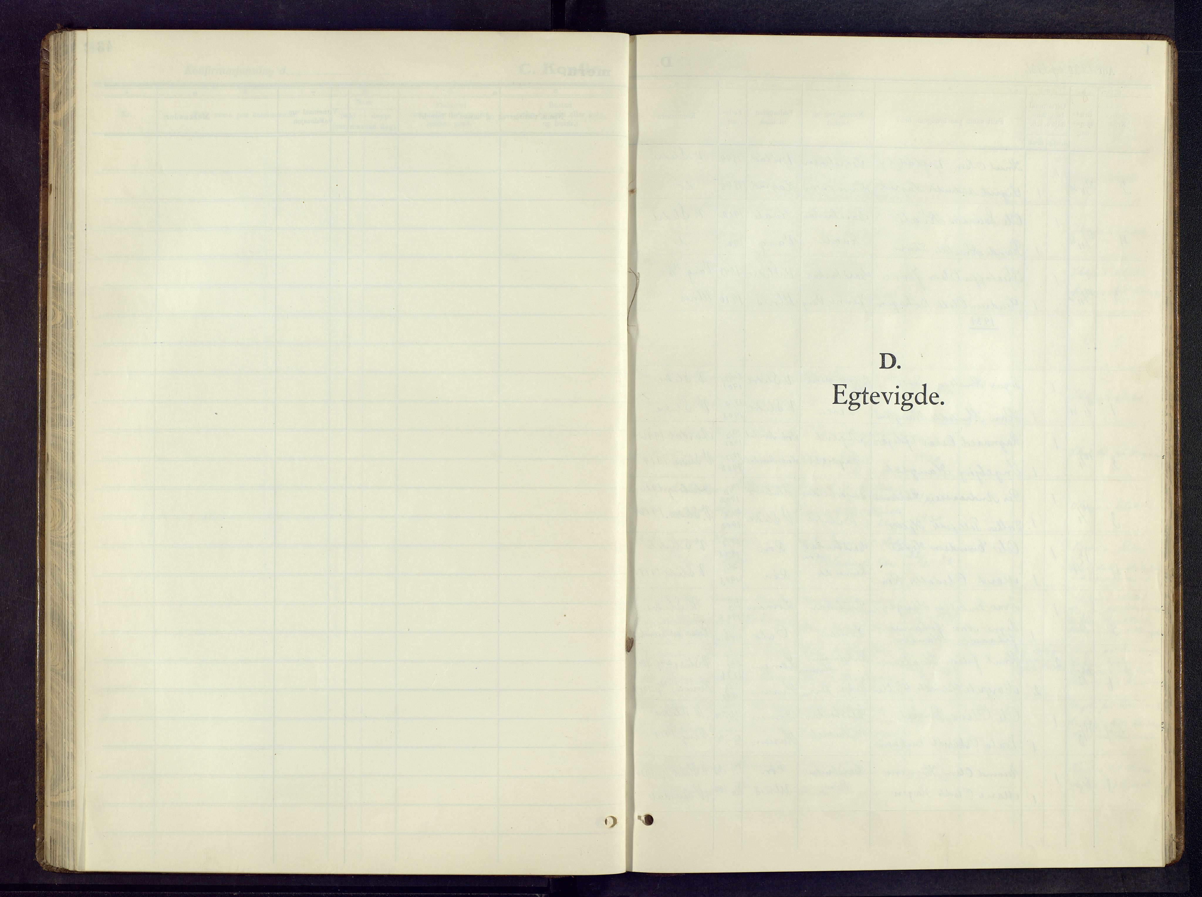 Vestre Slidre prestekontor, AV/SAH-PREST-136/H/Ha/Hab/L0010: Klokkerbok nr. 10, 1930-1968
