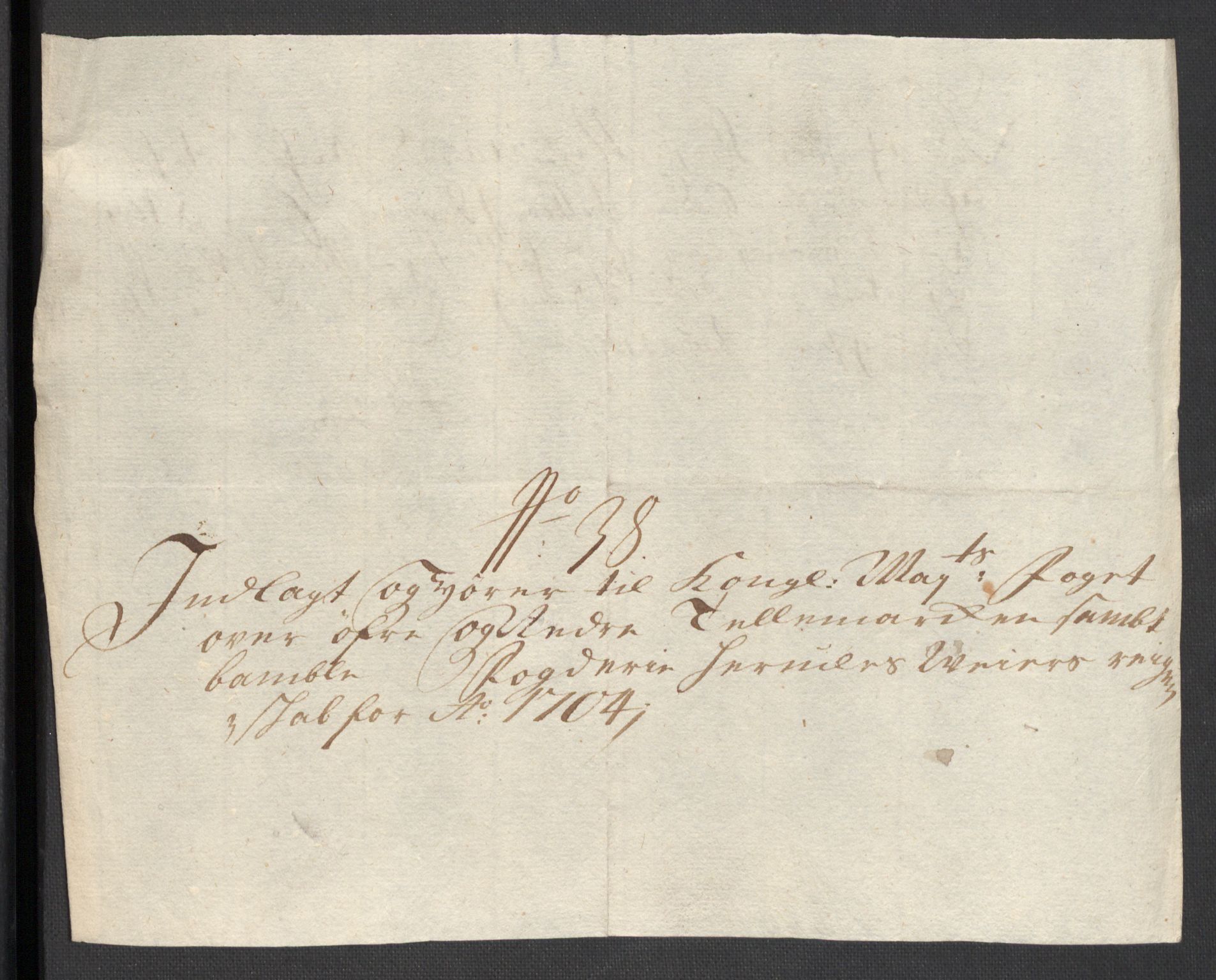 Rentekammeret inntil 1814, Reviderte regnskaper, Fogderegnskap, AV/RA-EA-4092/R36/L2112: Fogderegnskap Øvre og Nedre Telemark og Bamble, 1704, s. 273