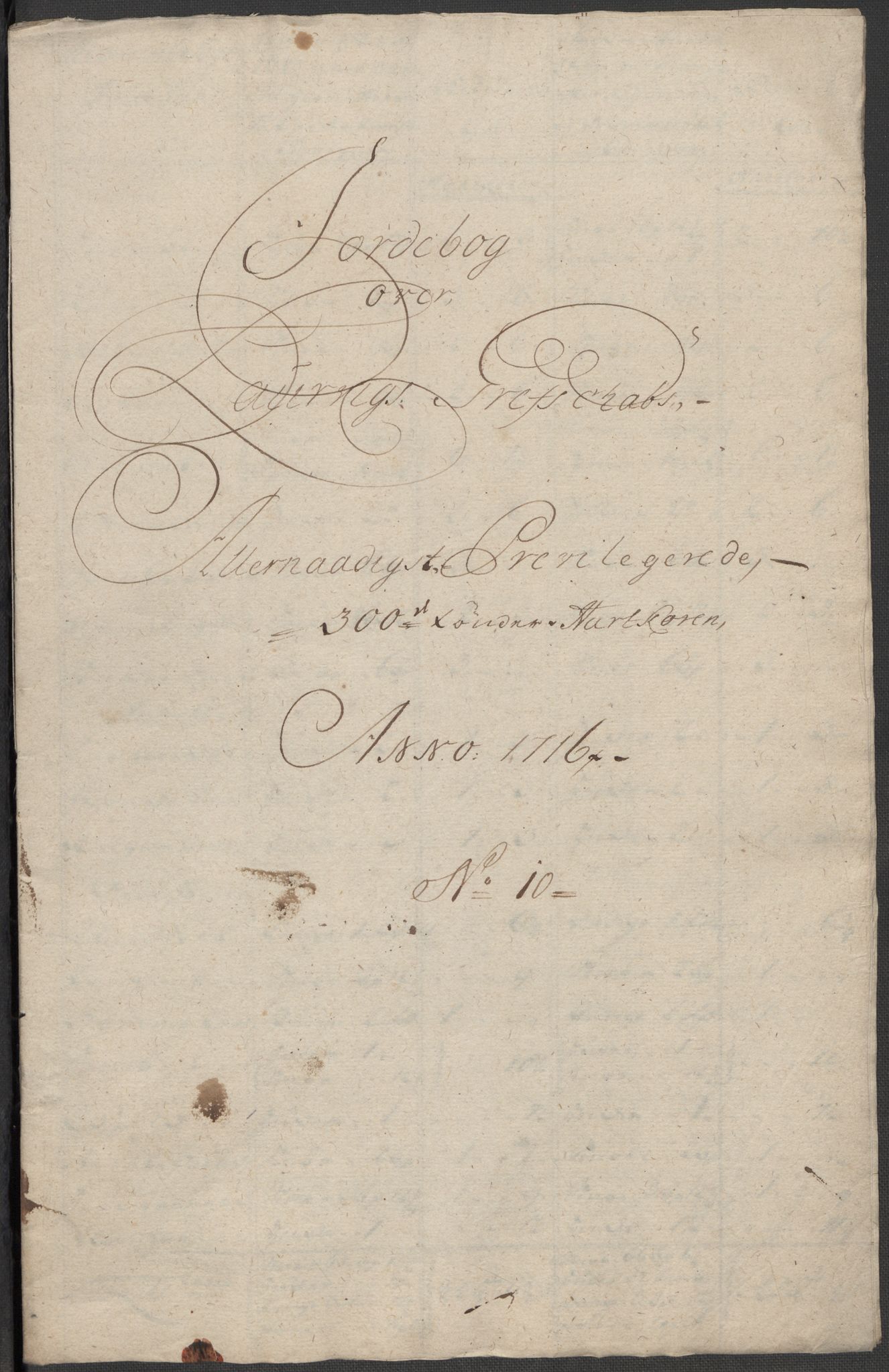Rentekammeret inntil 1814, Reviderte regnskaper, Fogderegnskap, RA/EA-4092/R33/L1987: Fogderegnskap Larvik grevskap, 1716-1717, s. 237