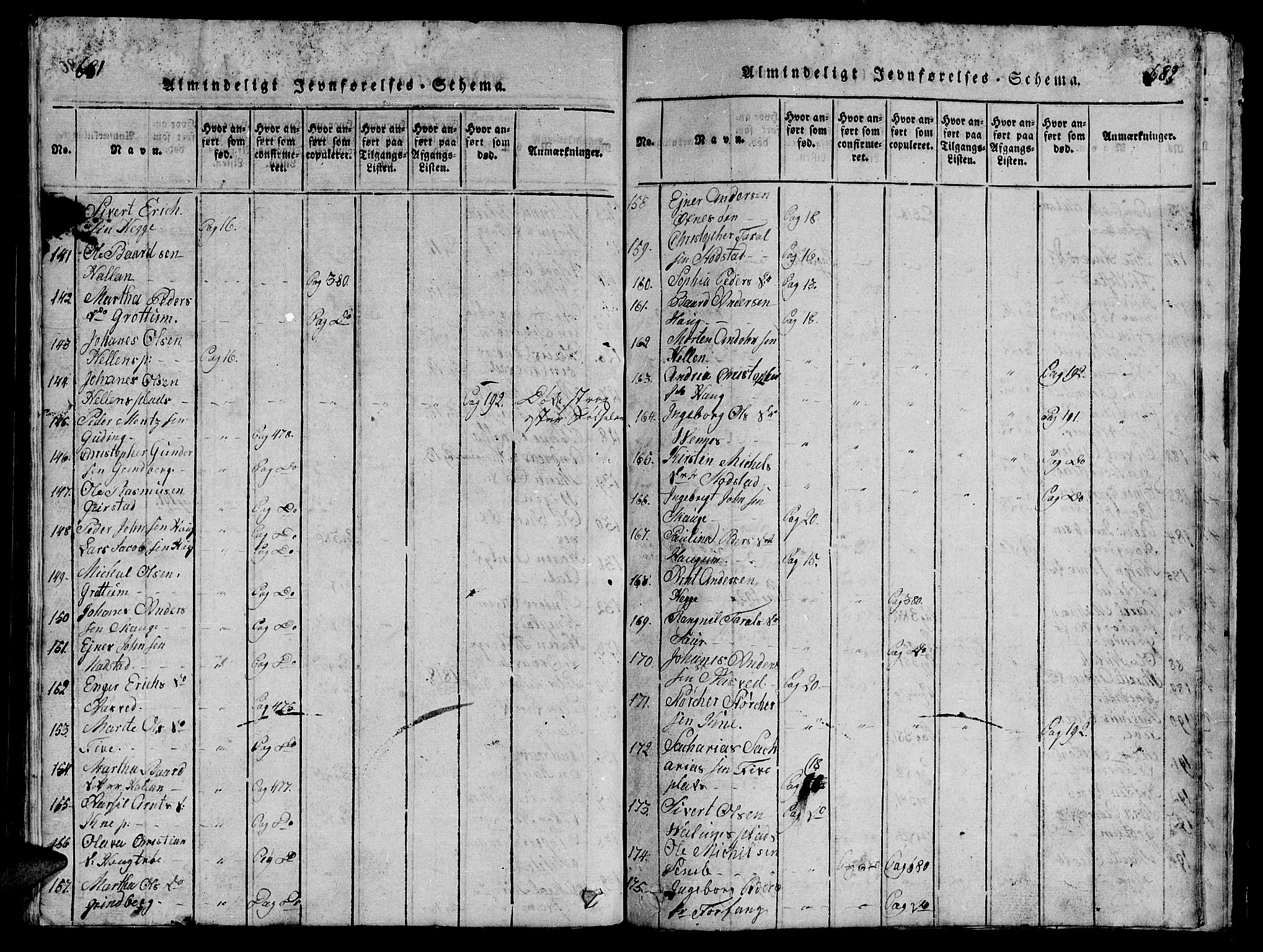 Ministerialprotokoller, klokkerbøker og fødselsregistre - Nord-Trøndelag, SAT/A-1458/747/L0459: Klokkerbok nr. 747C01, 1816-1842, s. 681-682